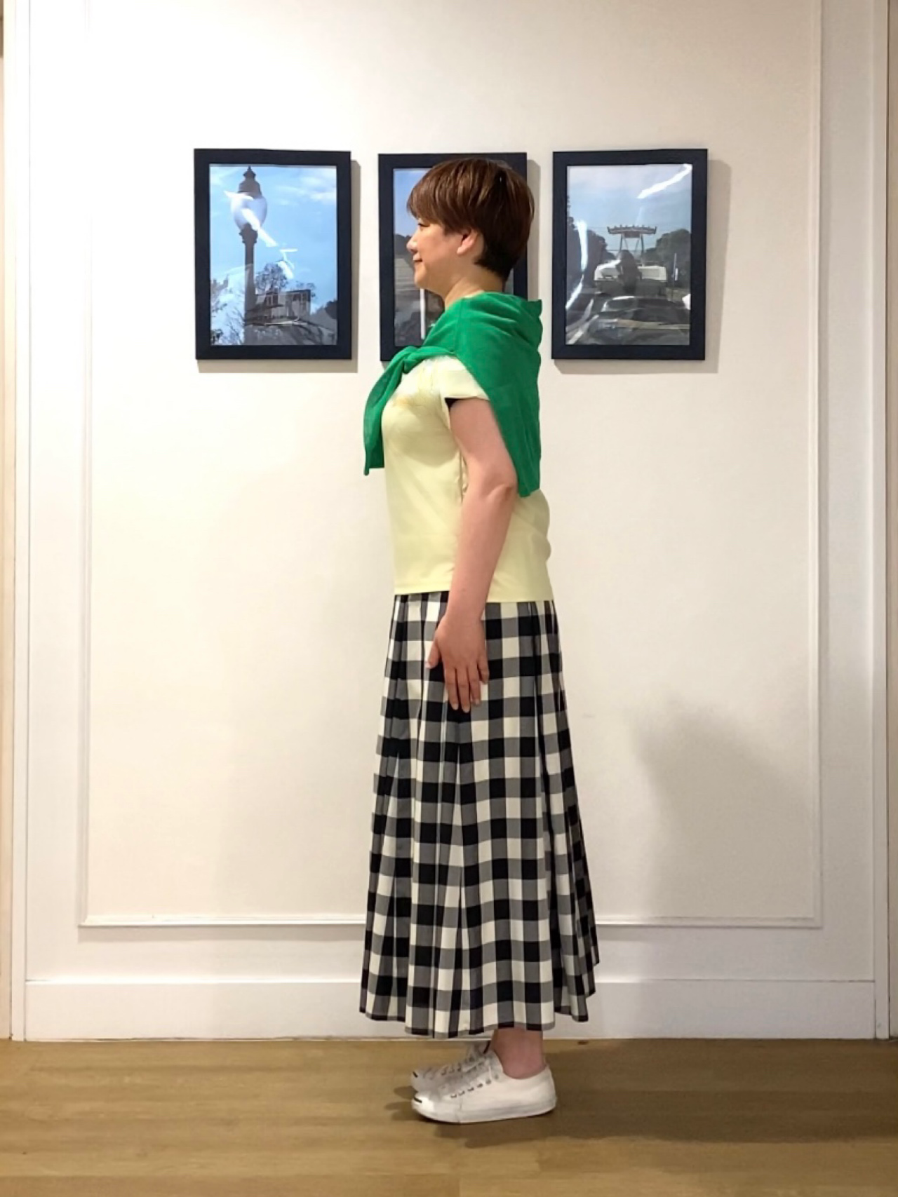 Hiroさんの「Dessin｜お守りカーディガン -ウォッシャブル-」を使ったコーディネート