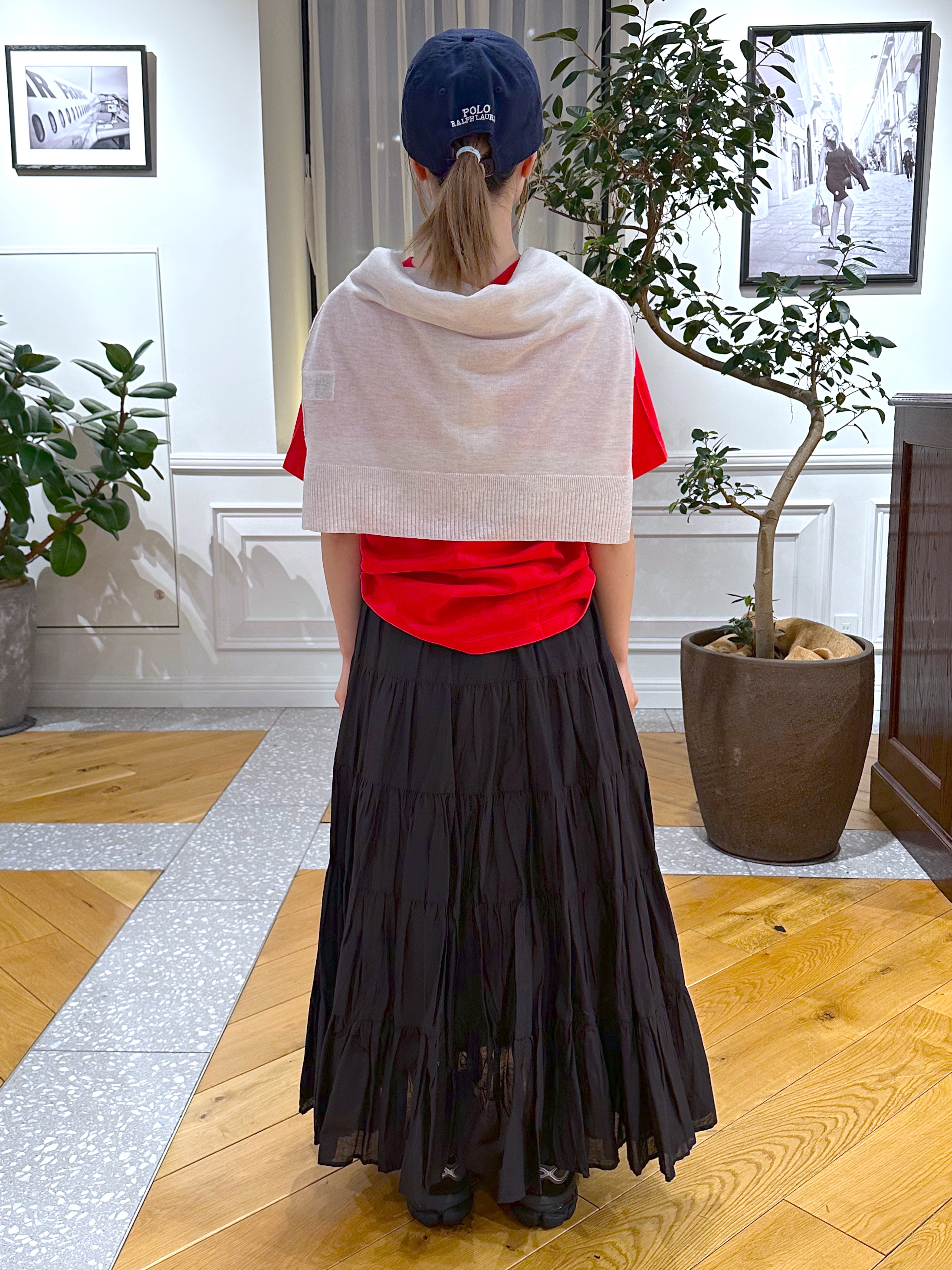 なべこさんの「DRESSTERIOR｜◆【接触冷感/UVカット】ウォッシャブル スピンコットン カーディガン」を使ったコーディネート