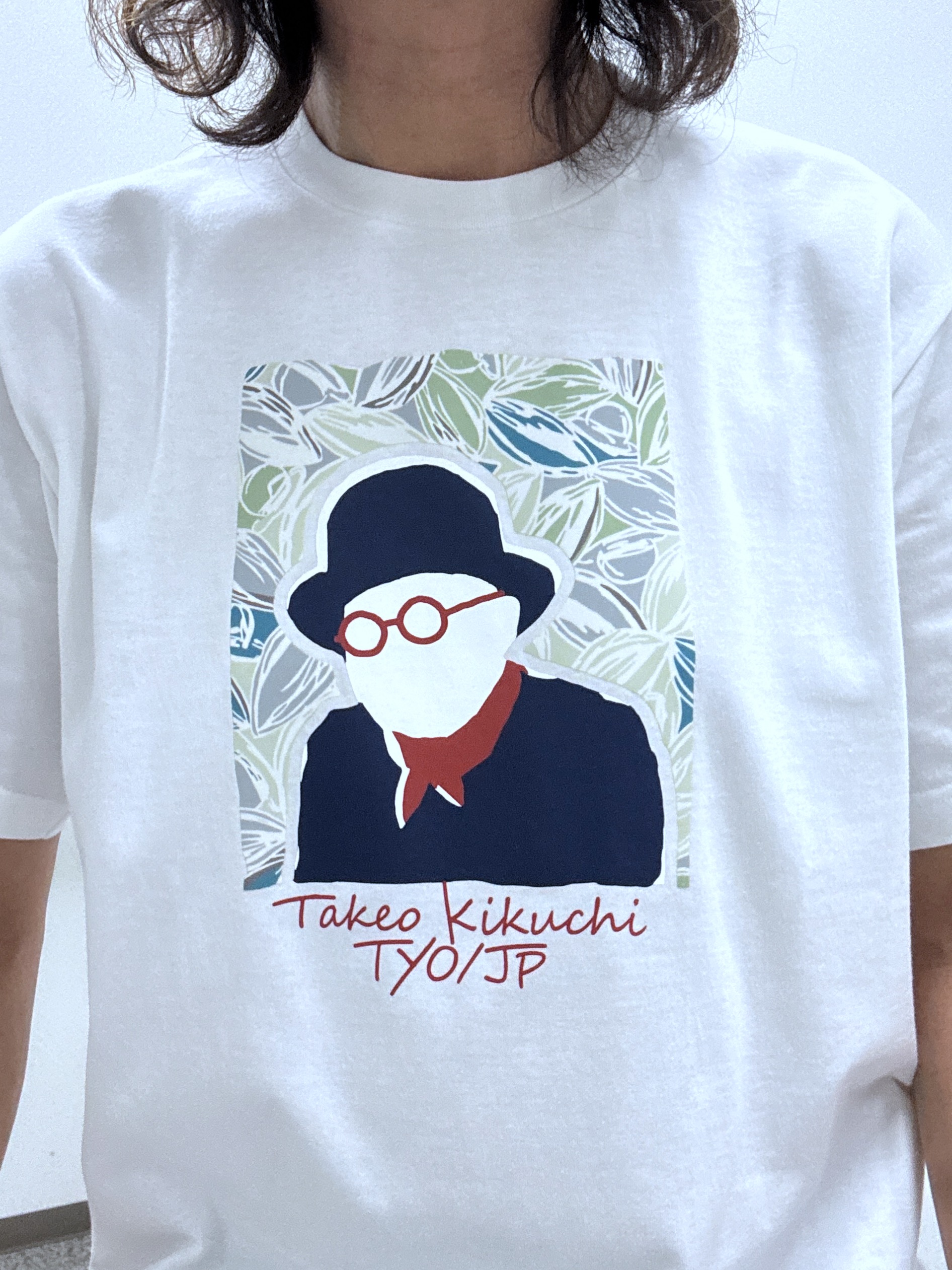 おーのさんの「TAKEO KIKUCHI｜リップル小花シャツ」を使ったコーディネート