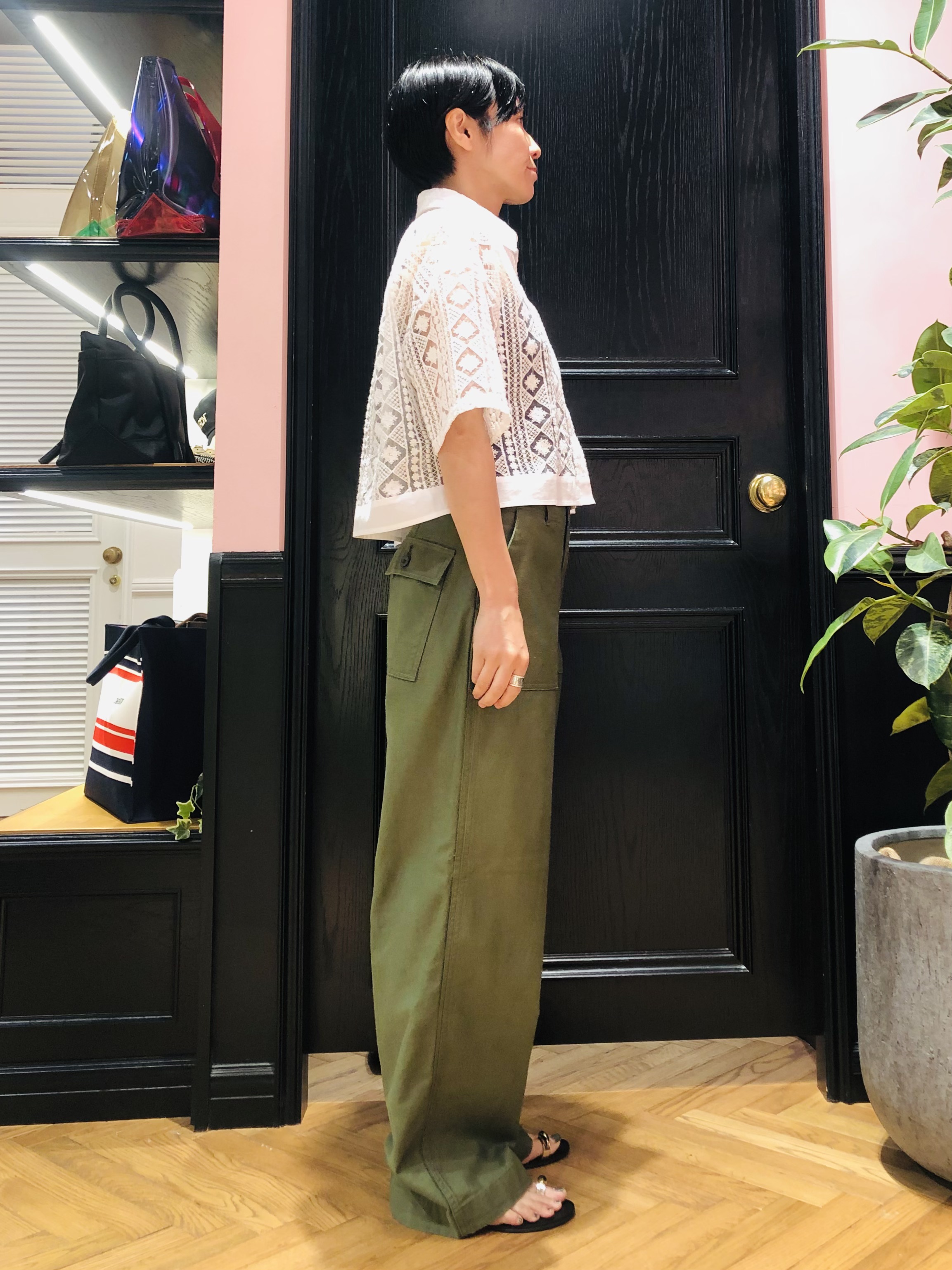 OGATAさんの「DRESSTERIOR｜NICOLAS LAINAS（ニコラスライナス）ソフトソールトングサンダル」を使ったコーディネート
