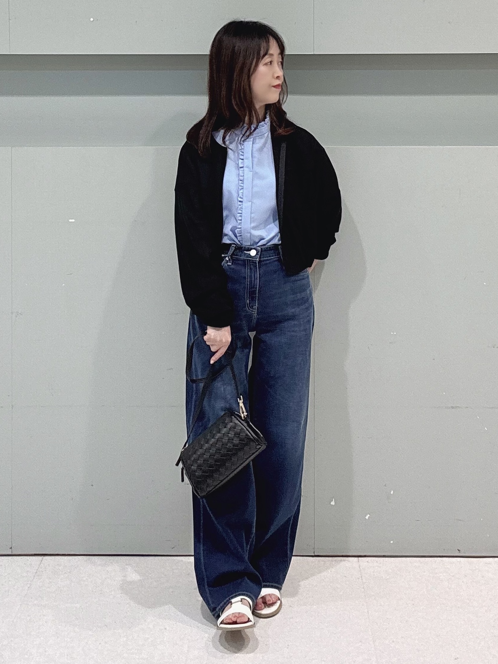 makiさんの「UNTITLED｜◆【洗える】シアーブルゾン」を使ったコーディネート