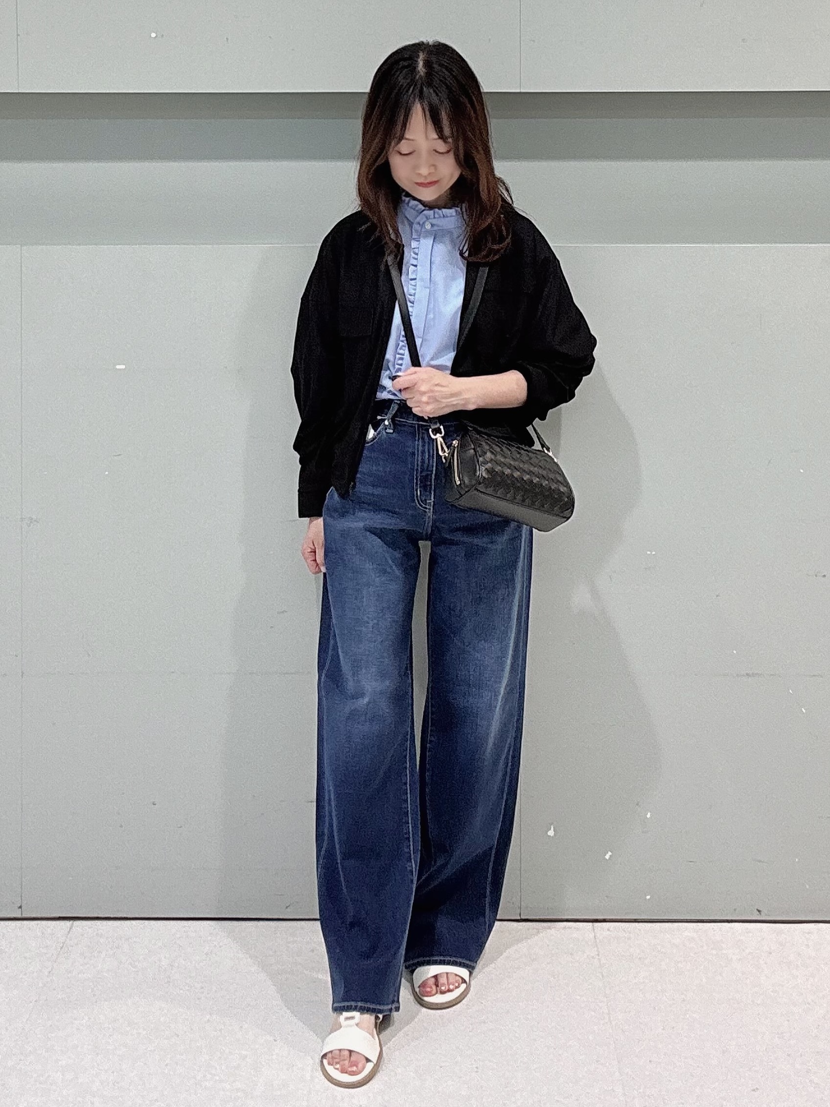 makiさんの「UNTITLED｜◆【洗える】シアーブルゾン」を使ったコーディネート