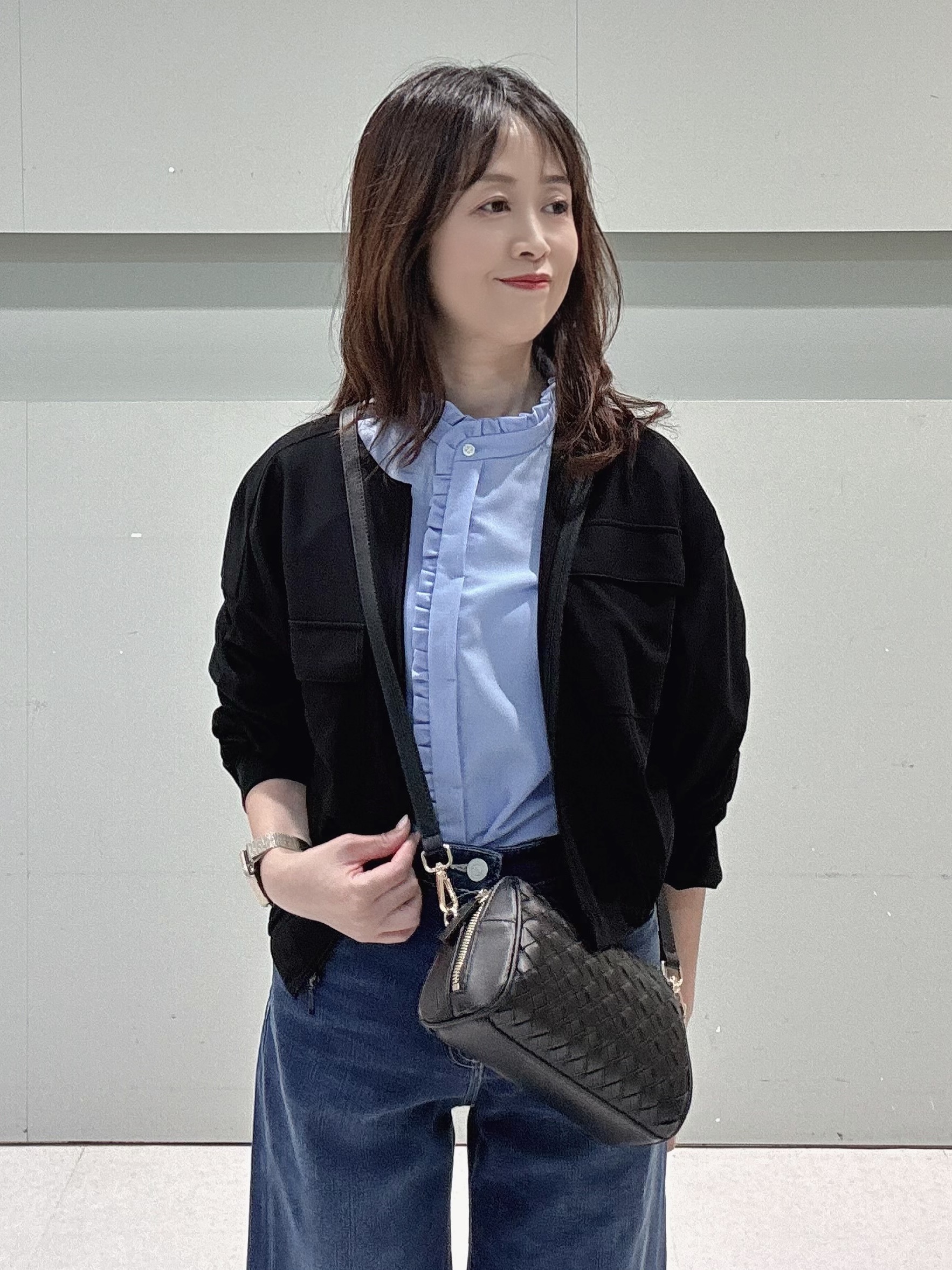 makiさんの「UNTITLED｜◆【洗える】シアーブルゾン」を使ったコーディネート