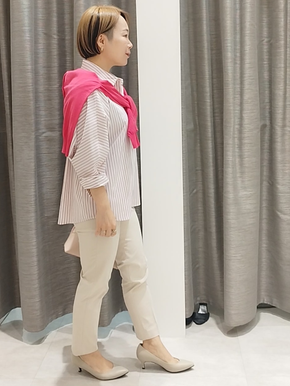 s u g iさんの「UNTITLED｜◆【9色展開/アンサンブル可】コットンクルーネックカーディガン」を使ったコーディネート