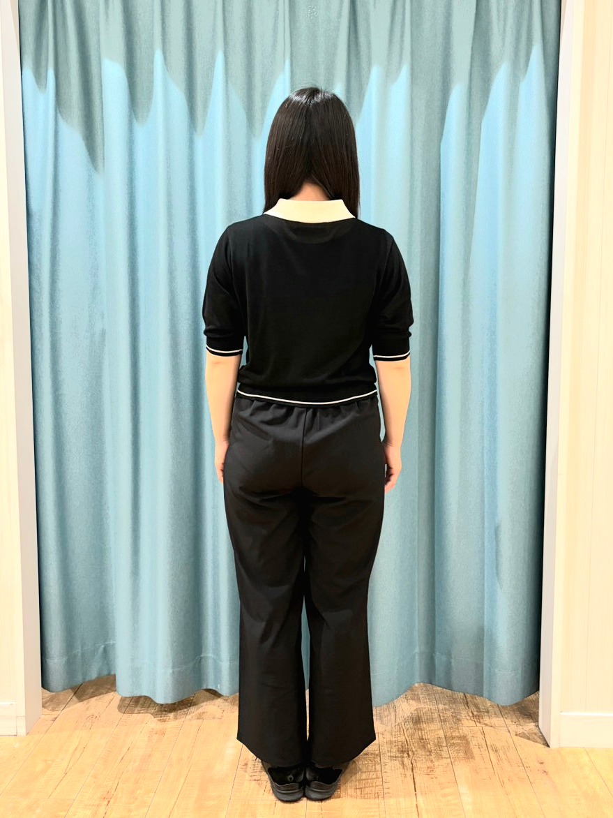 Miさんの「SHOO･LA･RUE｜【S-LL/洗濯機可】ほんのりシアーの襟付きニットカーディガン」を使ったコーディネート