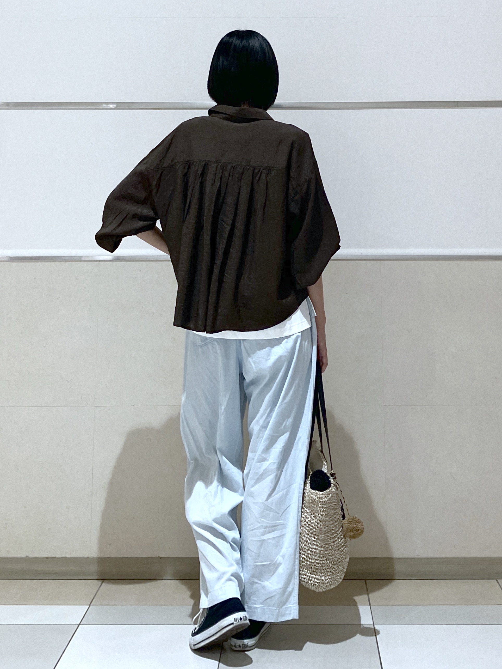 eriko さんの「Dessin｜エアリーシアーブラウス」を使ったコーディネート