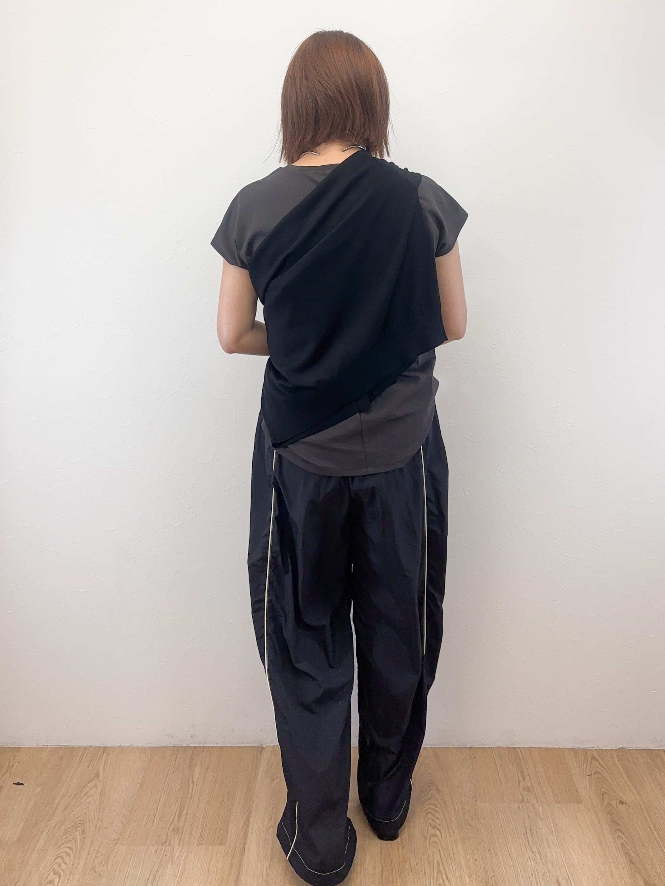 Takeさんの「OPAQUE.CLIP｜ロゴフレンチスリーブカットソー【洗濯機OK】」を使ったコーディネート
