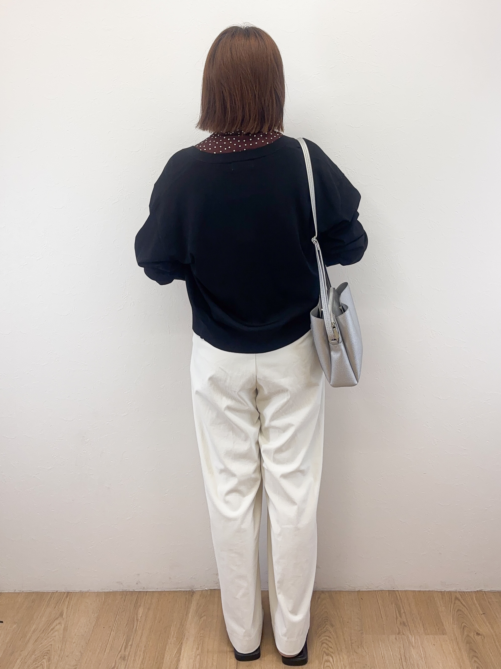 Takeさんの「OPAQUE.CLIP｜【UV／接触冷感】Vネックリラクシーニットカーディガン《洗濯機OK／抗ピル》」を使ったコーディネート