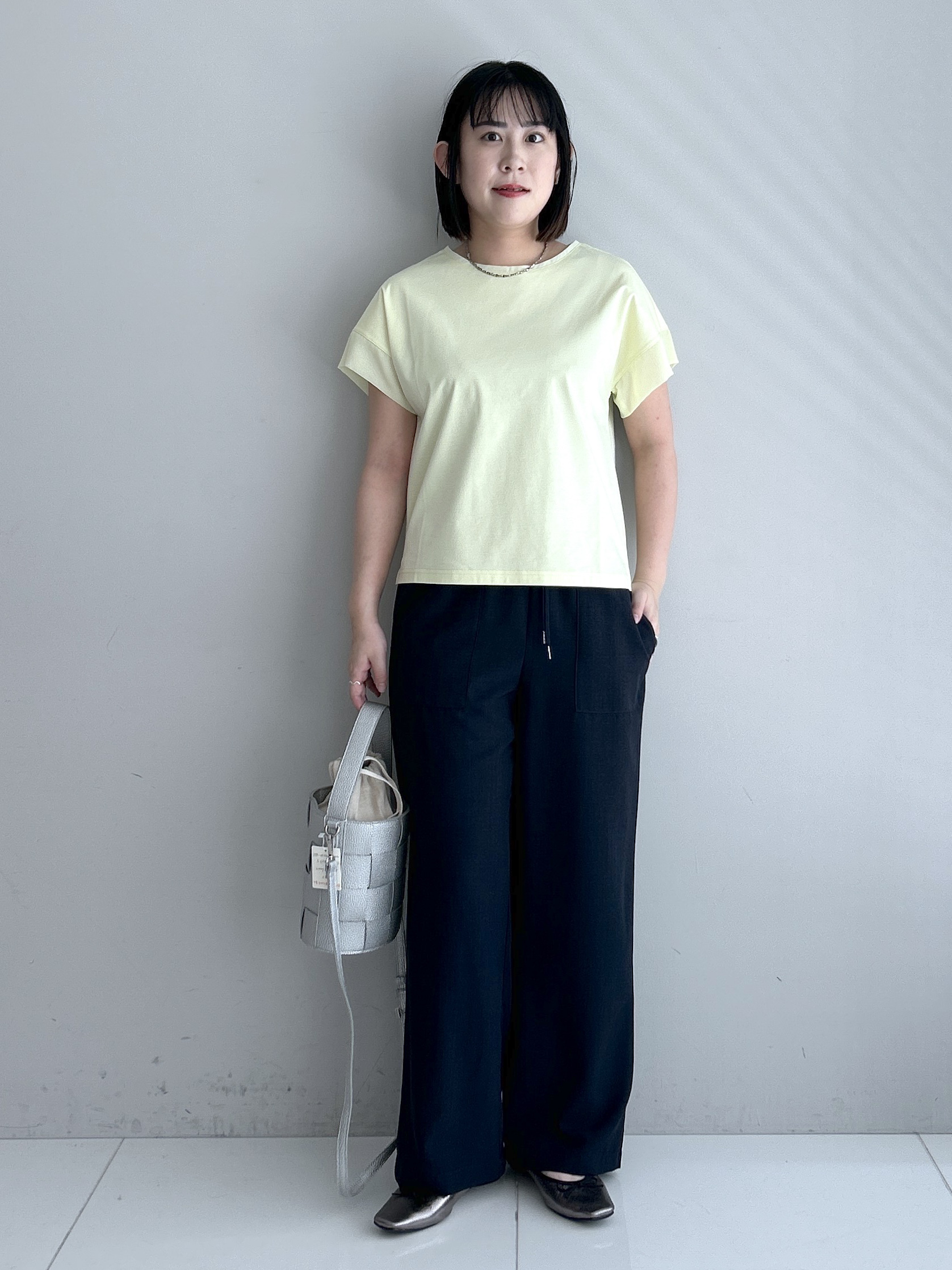 Hirokaさんの「Dessin｜【UVカット/接触冷感】美光沢カットソー」を使ったコーディネート