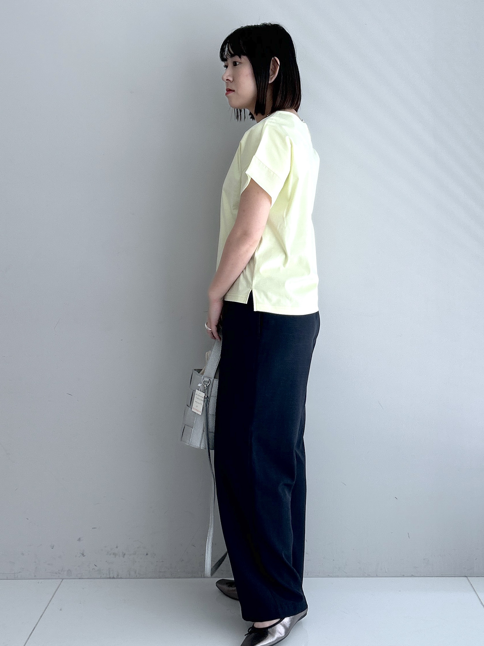 Hirokaさんの「Dessin｜【UVカット/接触冷感】美光沢カットソー」を使ったコーディネート
