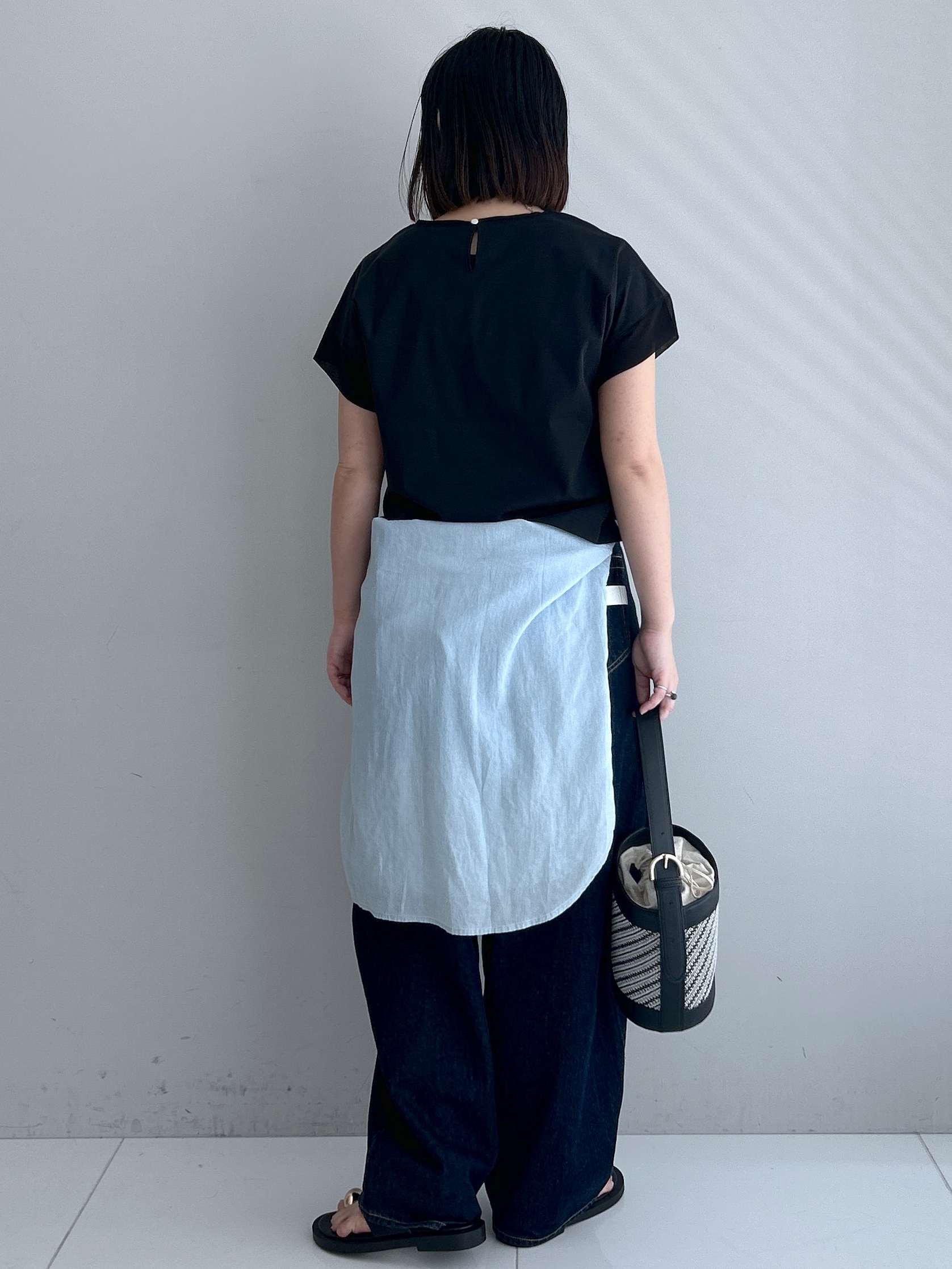 Hirokaさんの「Dessin｜【UVカット/接触冷感】美光沢カットソー」を使ったコーディネート