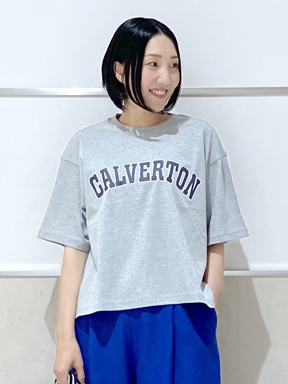 eriko さんの「Dessin｜【撥水加工】ロゴプリントTシャツ」を使ったコーディネート