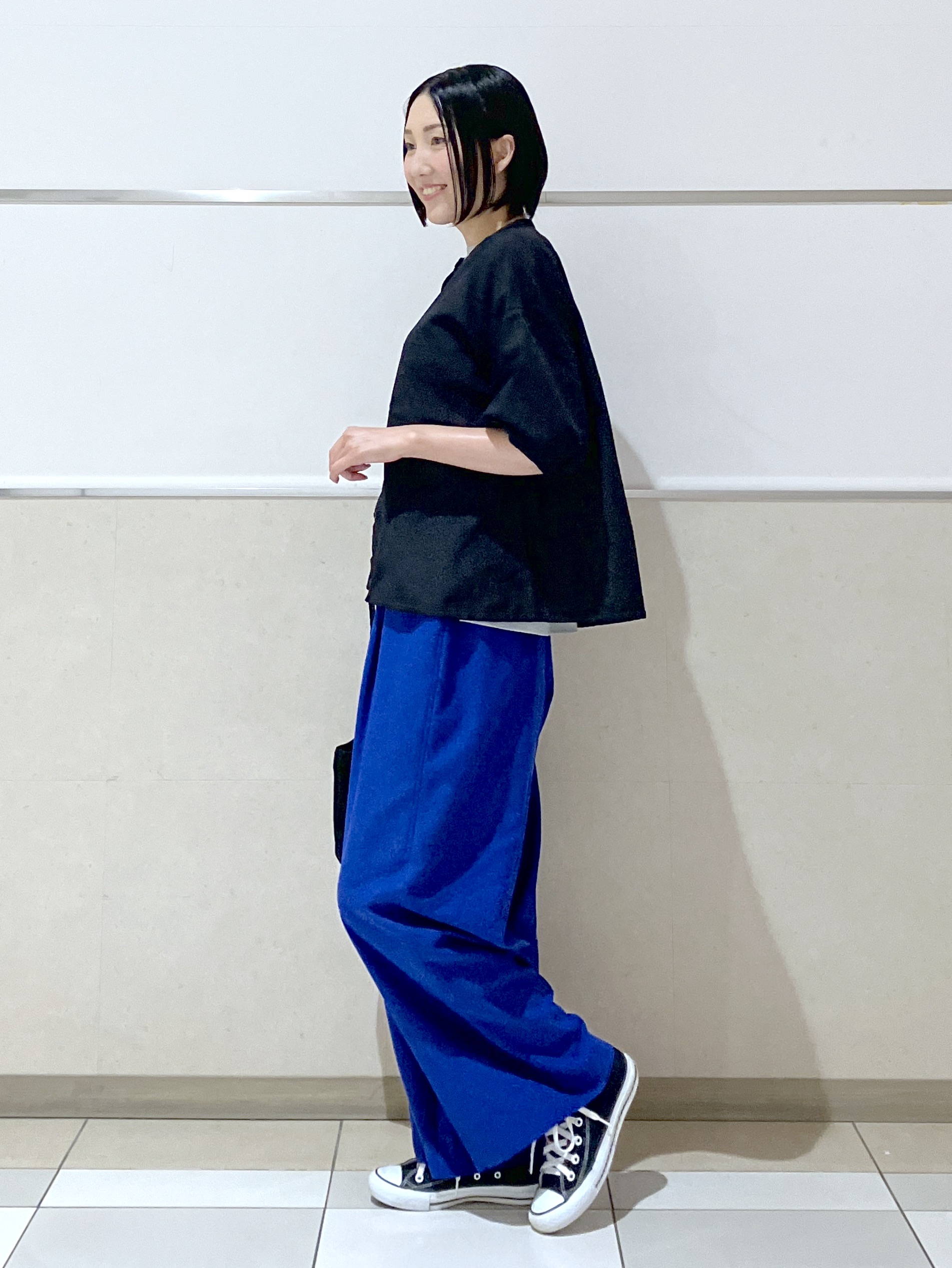 eriko さんの「Dessin｜【撥水加工】ロゴプリントTシャツ」を使ったコーディネート