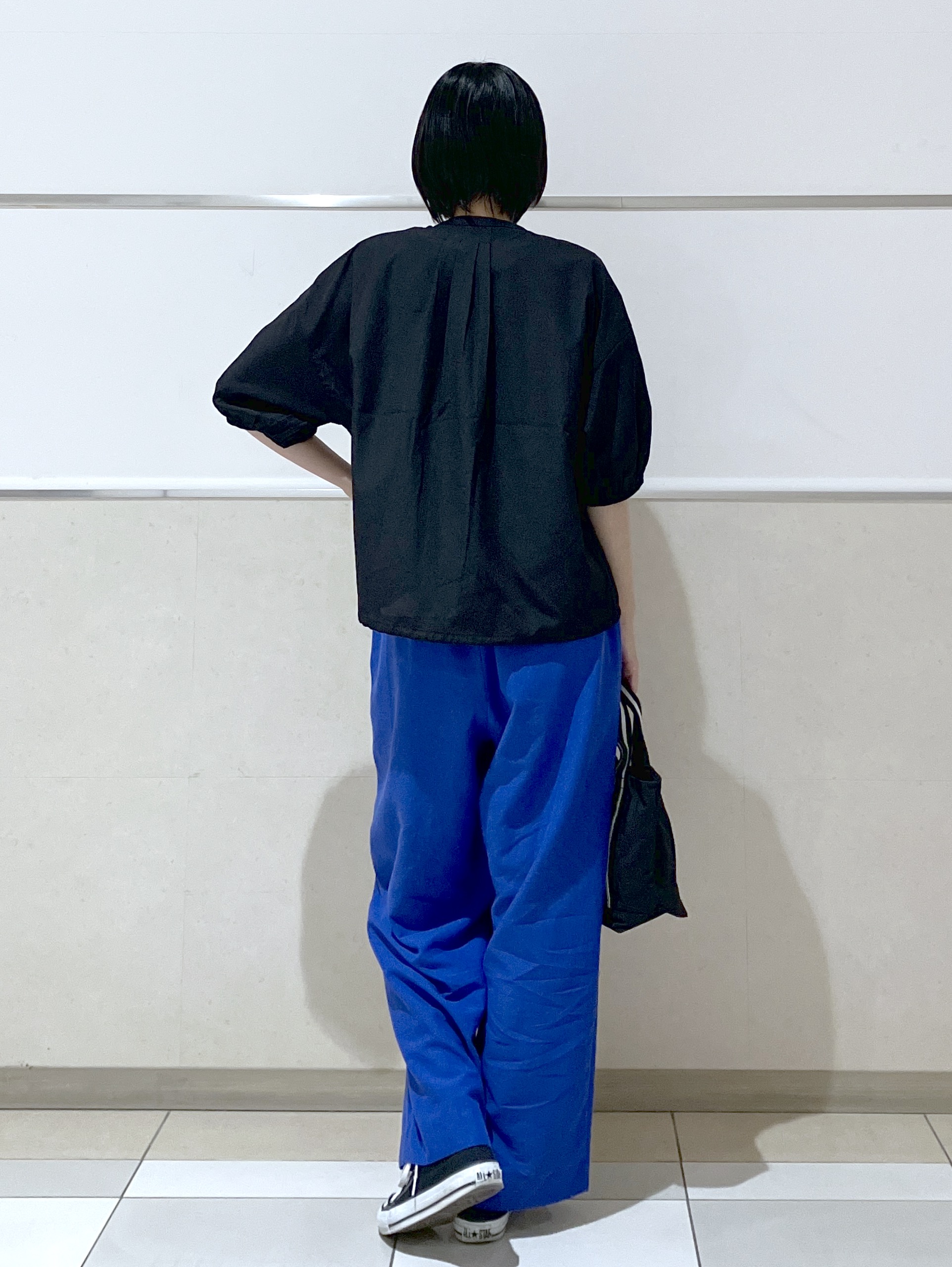 eriko さんの「Dessin｜【撥水加工】ロゴプリントTシャツ」を使ったコーディネート