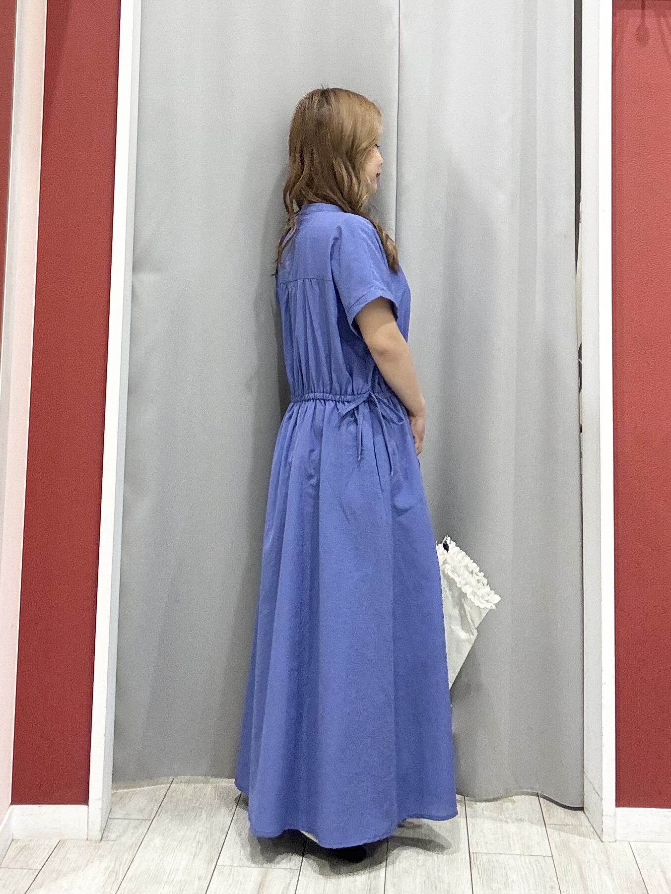 shioさんの「SHOO･LA･RUE｜【S-LL/UV/吸水速乾/洗濯機可】通気性〇 ギャザーリボンワンピース」を使ったコーディネート