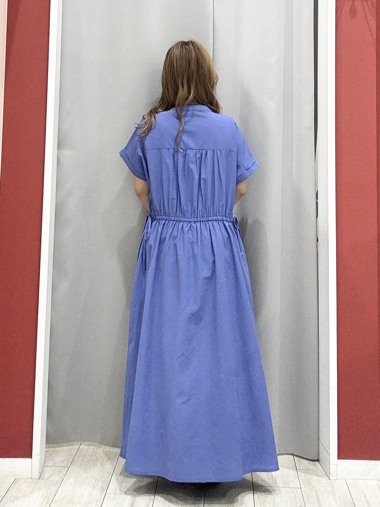 shioさんの「SHOO･LA･RUE｜【S-LL/UV/吸水速乾/洗濯機可】通気性〇 ギャザーリボンワンピース」を使ったコーディネート