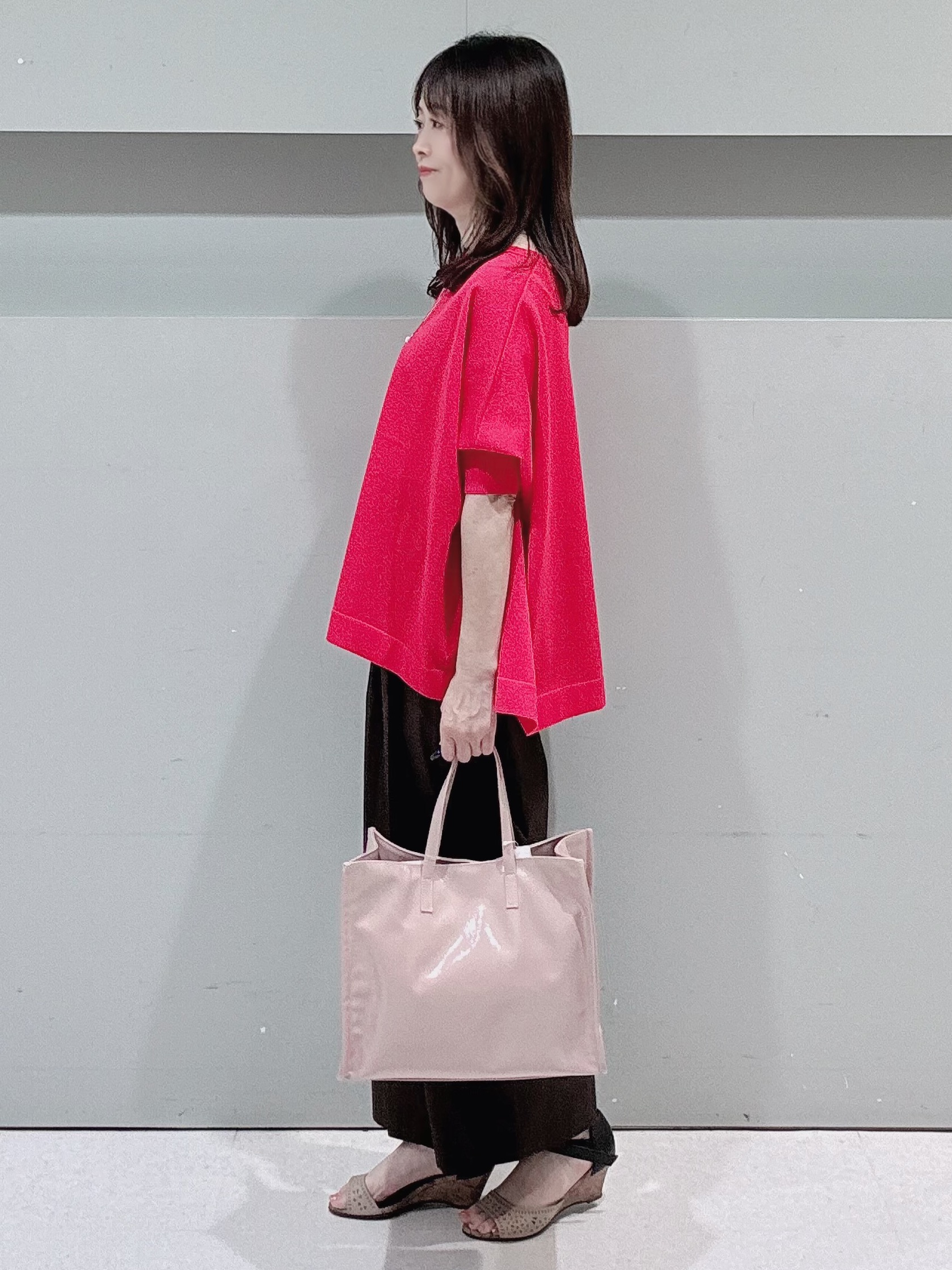 makiさんの「UNTITLED｜【アンサンブル可/洗える】シアーレーヨンニット」を使ったコーディネート