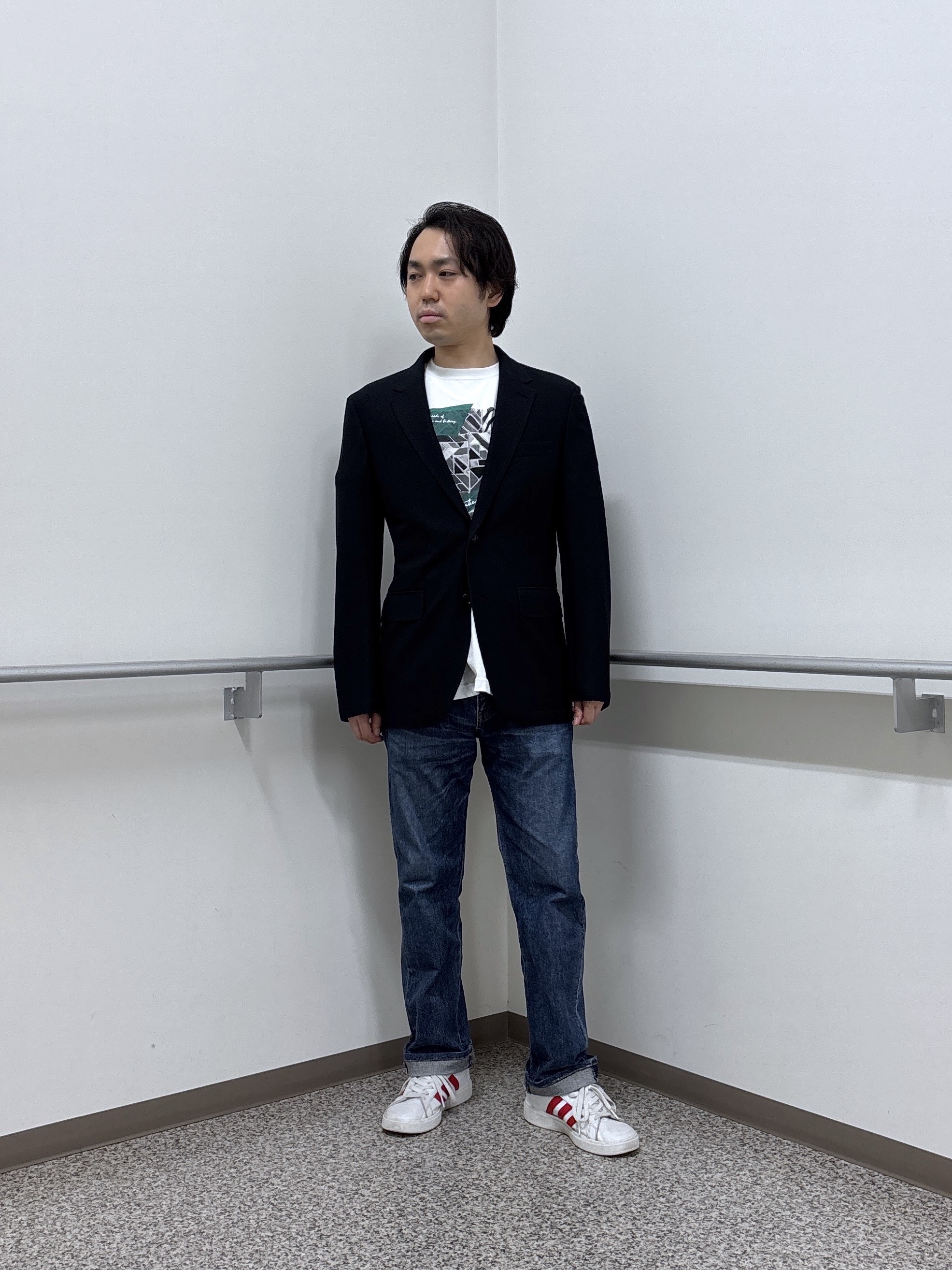 KEIさんの「TAKEO KIKUCHI｜【抗菌防臭】CALCULO（R）ジャージ ジャケット」を使ったコーディネート