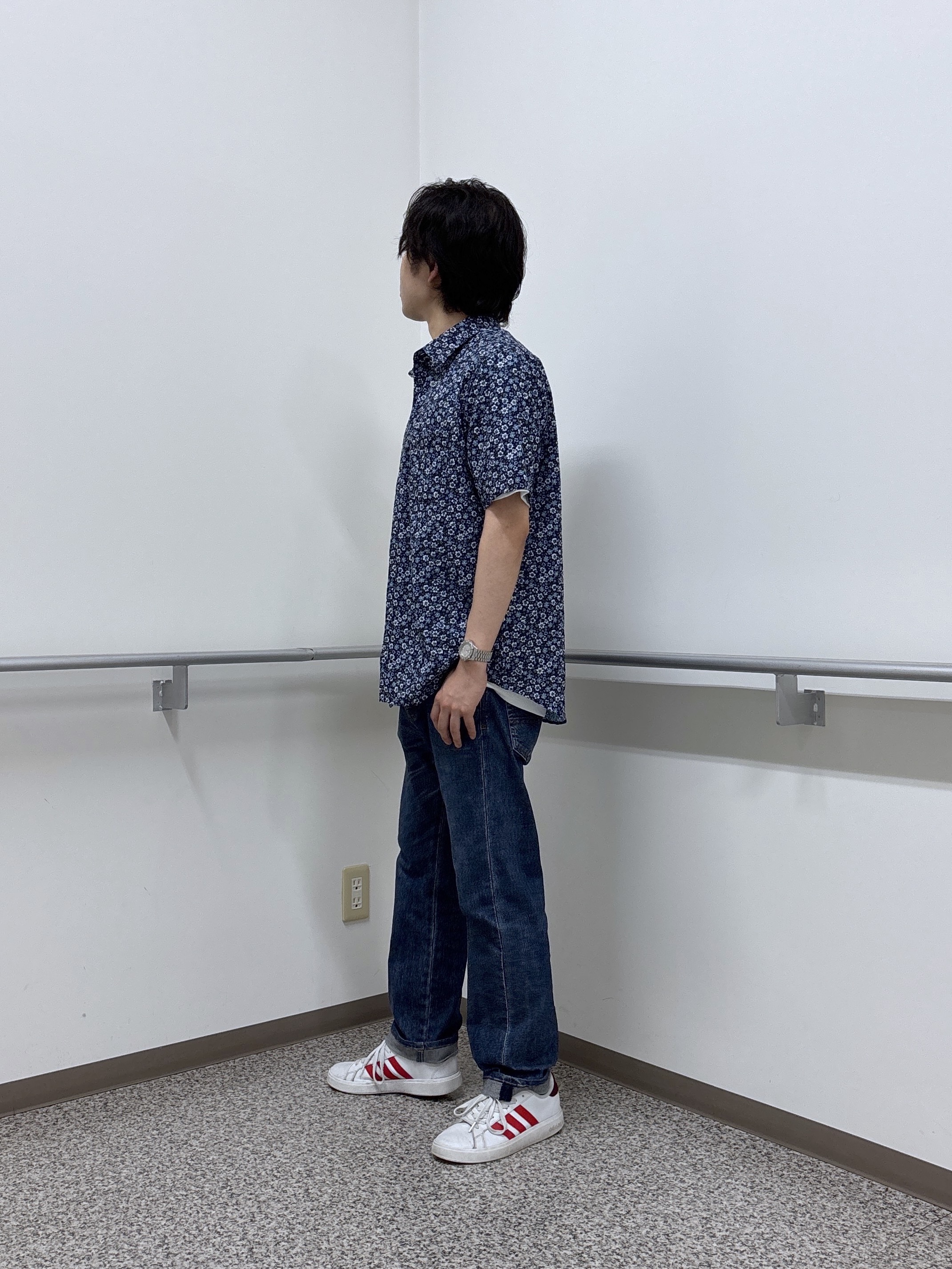 KEIさんの「TAKEO KIKUCHI｜リップル小花シャツ」を使ったコーディネート