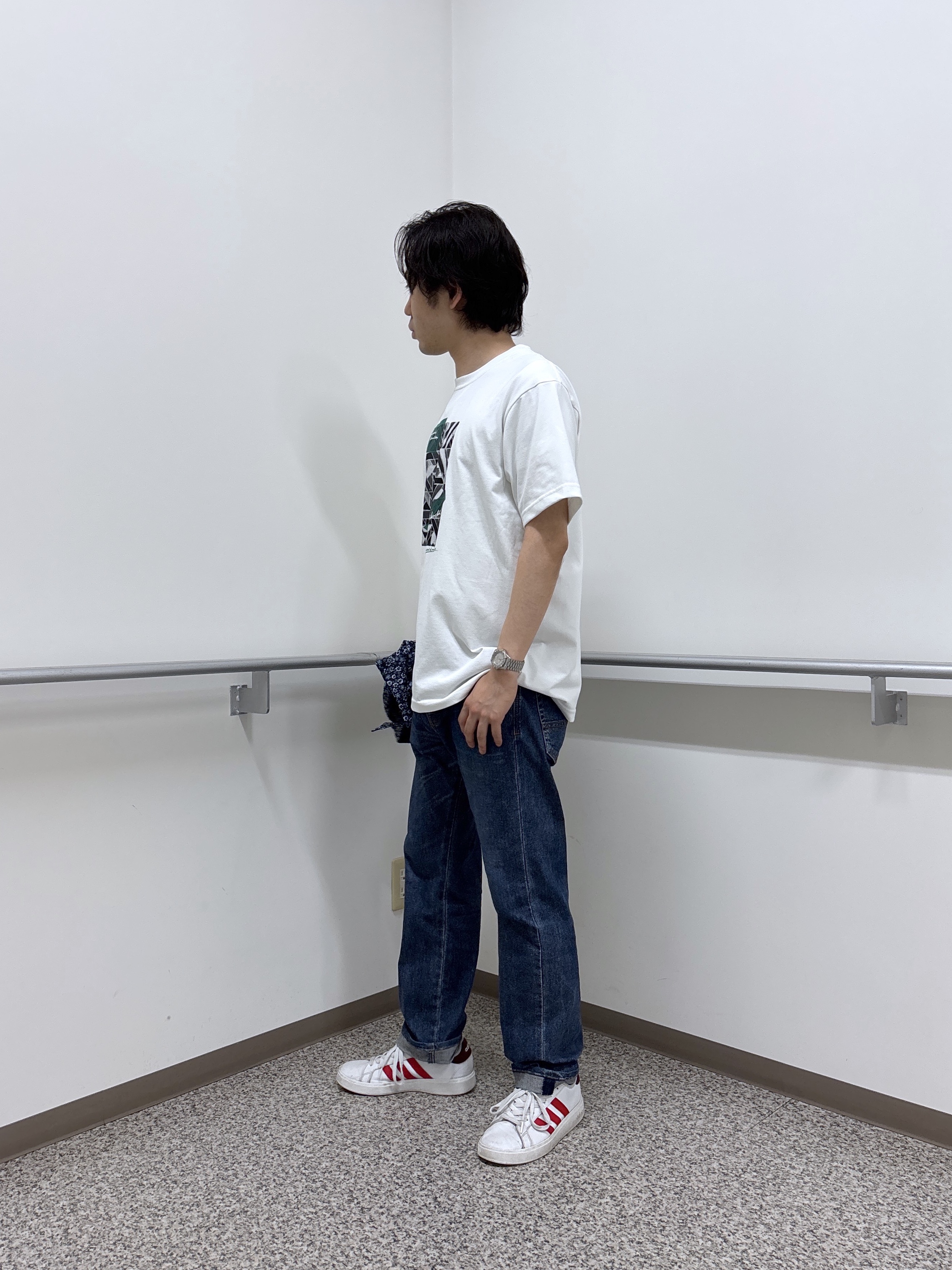 KEIさんの「TAKEO KIKUCHI｜リップル小花シャツ」を使ったコーディネート