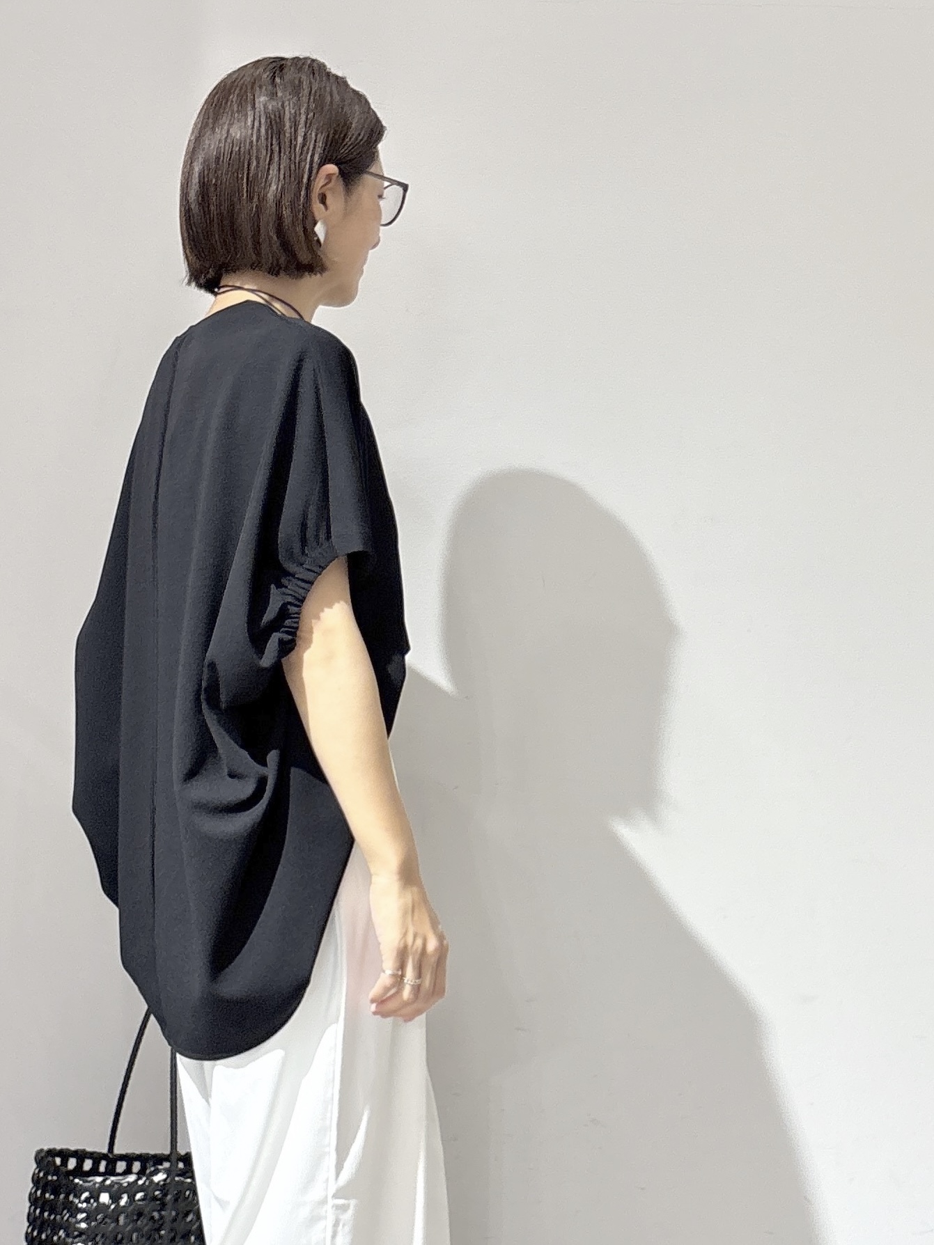 NAKAさんの「OPAQUE.CLIP｜【UV／吸水速乾】リラクシードルマントップス／セットアップ対応可《洗濯機OK》」を使ったコーディネート