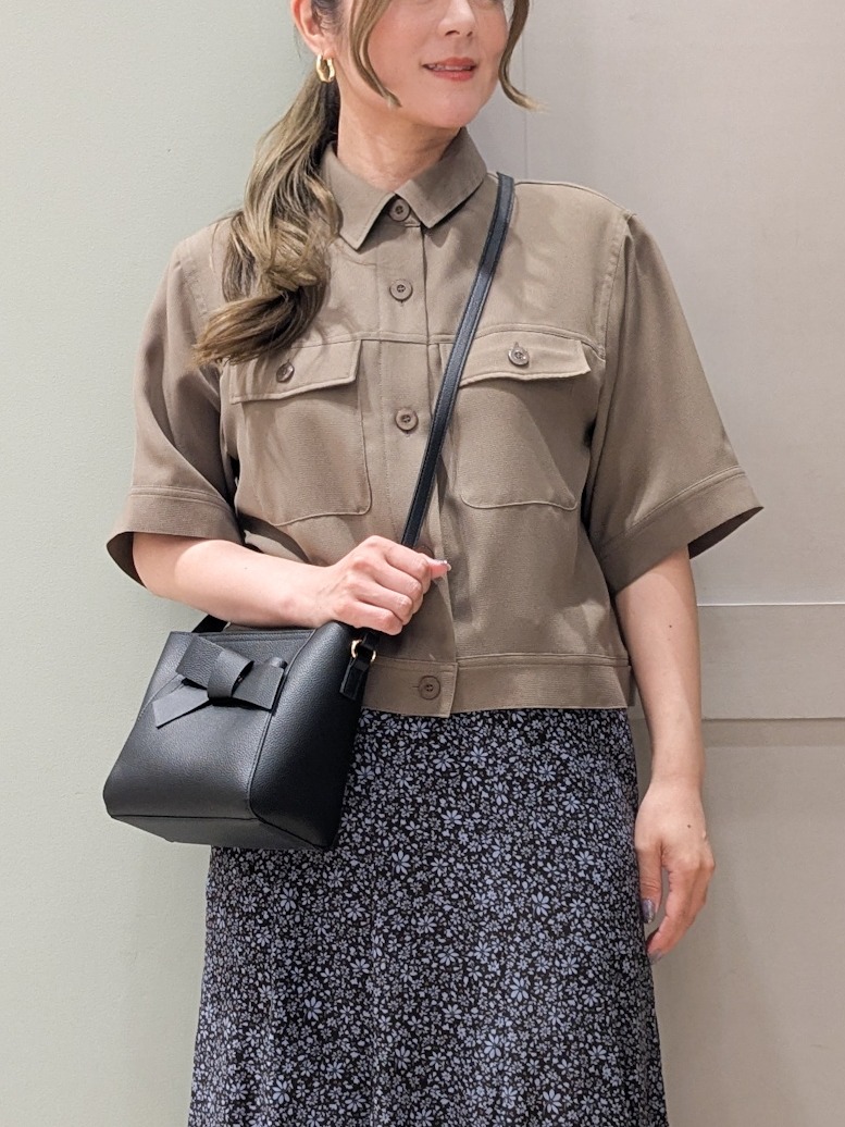 kuwawaさんの「grove｜【吸水速乾・通気性・洗える】衿付きハーフジャケット」を使ったコーディネート