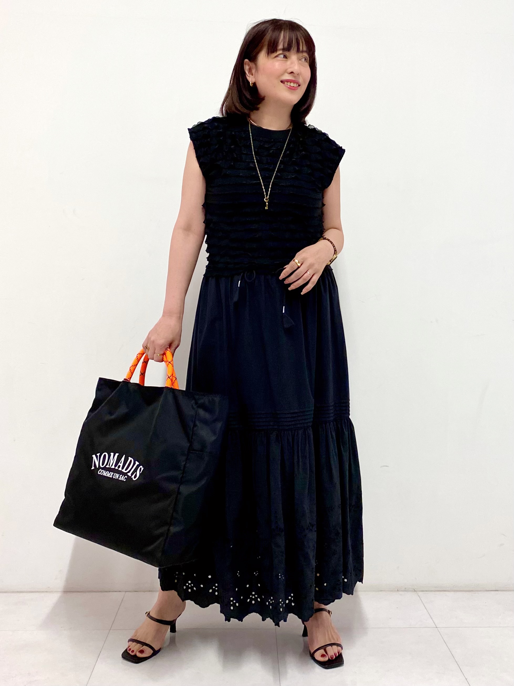 Sawaguchiさんの「DRESSTERIOR｜【再入荷】コットンボイルティアードスカート」を使ったコーディネート