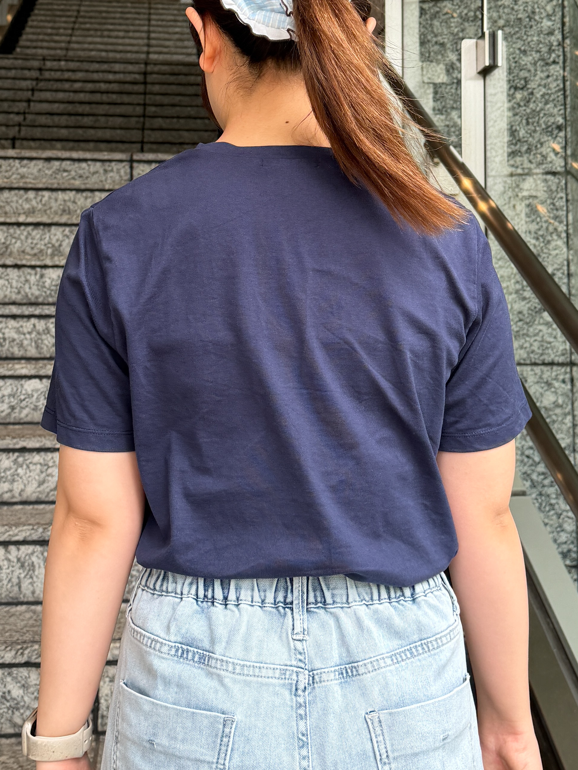 HANNAさんの「OPAQUE.CLIP｜アソートロゴTシャツ【洗濯機OK】」を使ったコーディネート