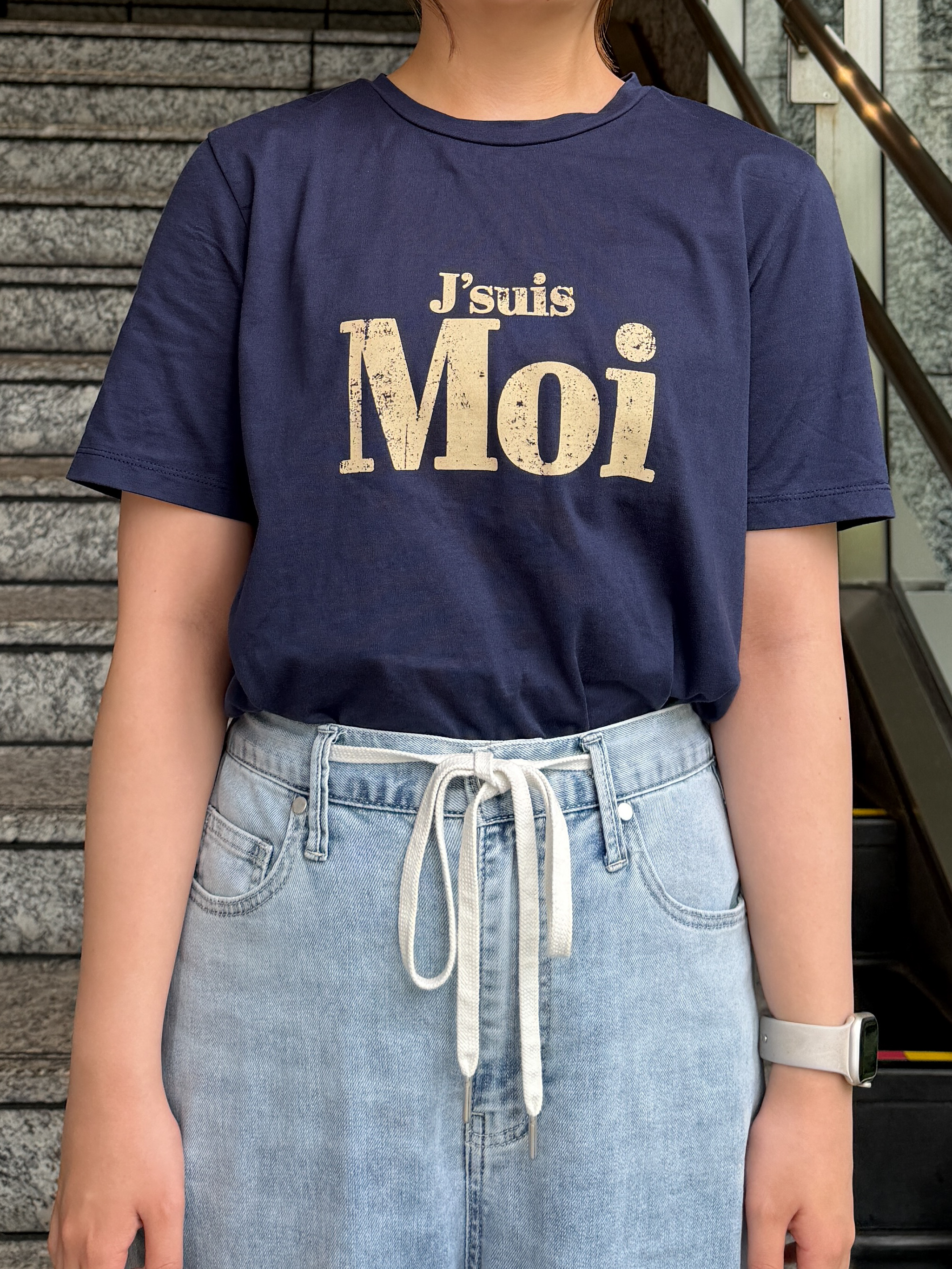 HANNAさんの「OPAQUE.CLIP｜アソートロゴTシャツ【洗濯機OK】」を使ったコーディネート