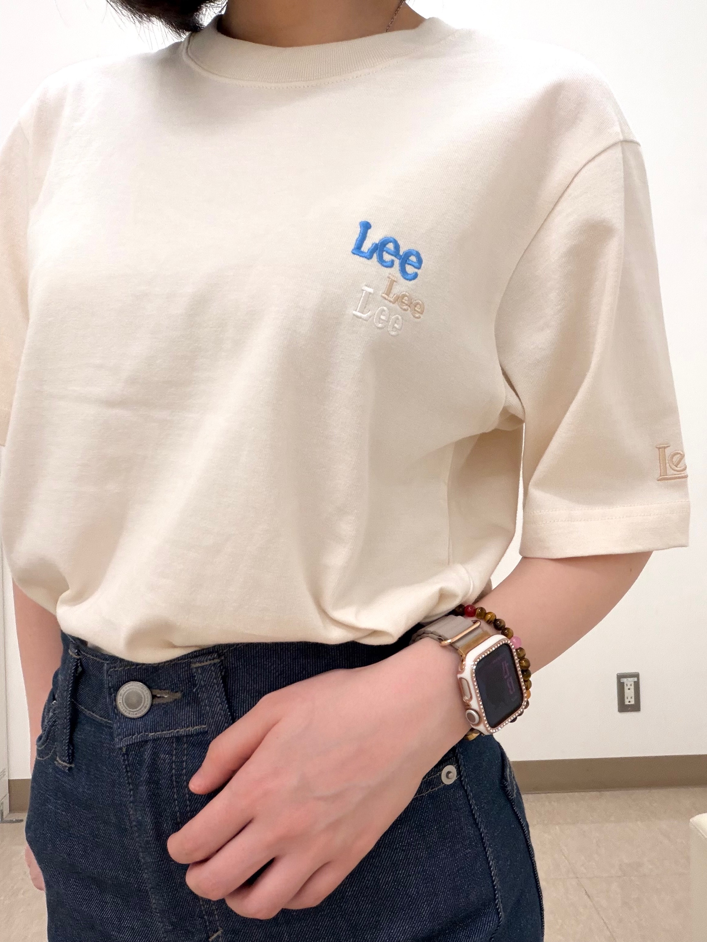 さあやさんの「grove｜【Lee&times;grove別注カラーあり】MULTI LOGO H／S TEE」を使ったコーディネート