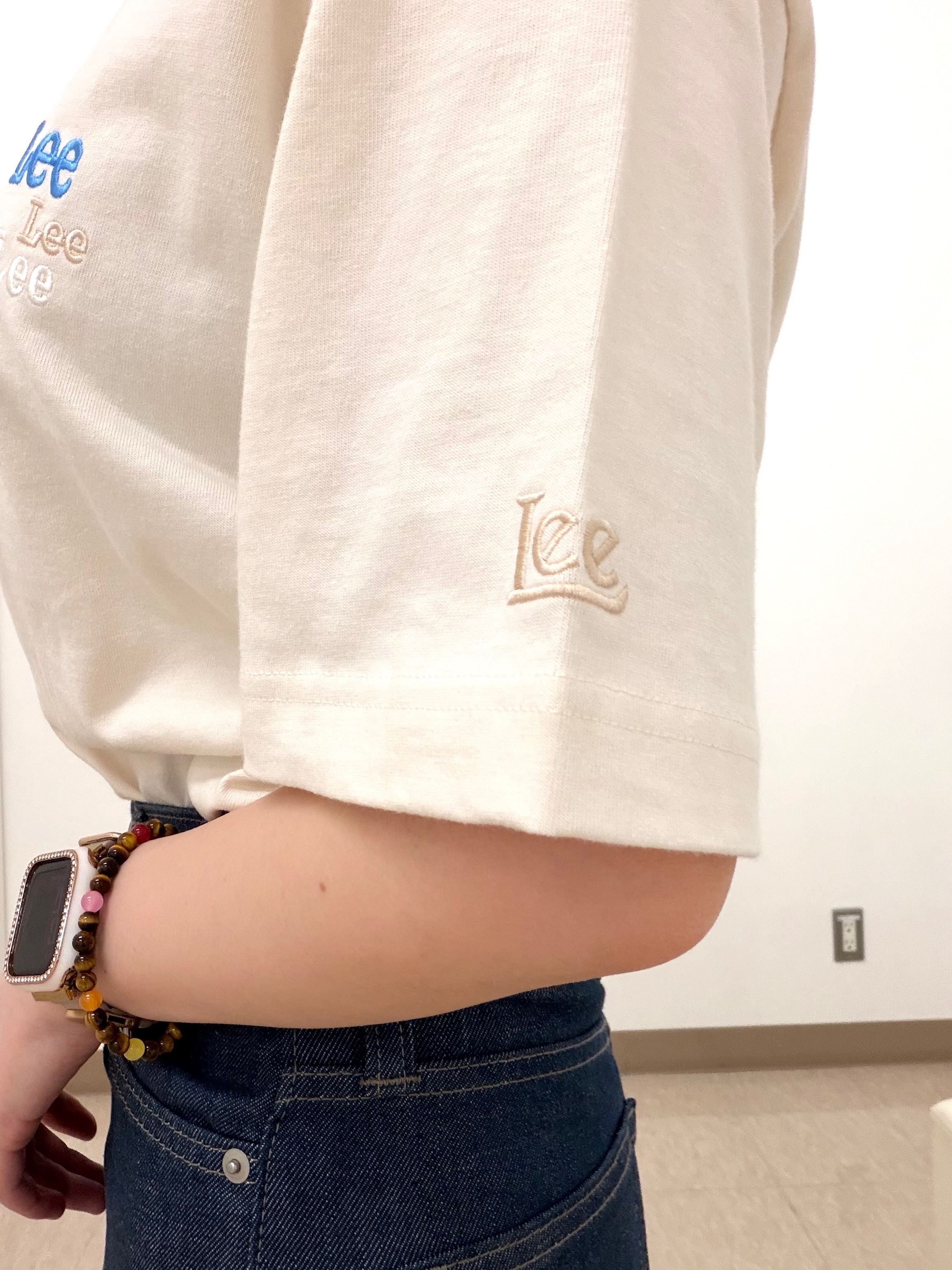 さあやさんの「grove｜【Lee&times;grove別注カラーあり】MULTI LOGO H／S TEE」を使ったコーディネート