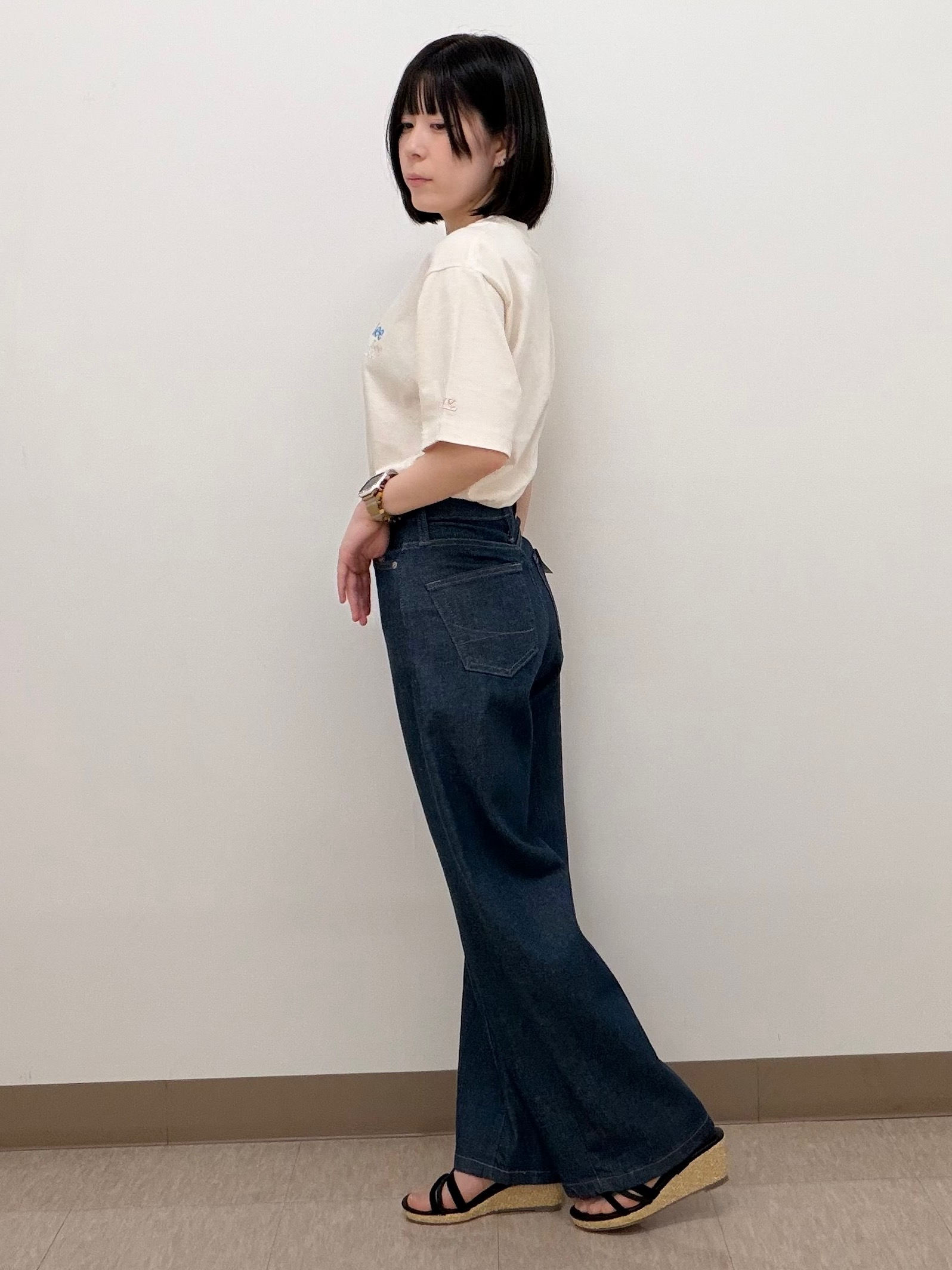 さあやさんの「grove｜【Lee&times;grove別注カラーあり】MULTI LOGO H／S TEE」を使ったコーディネート