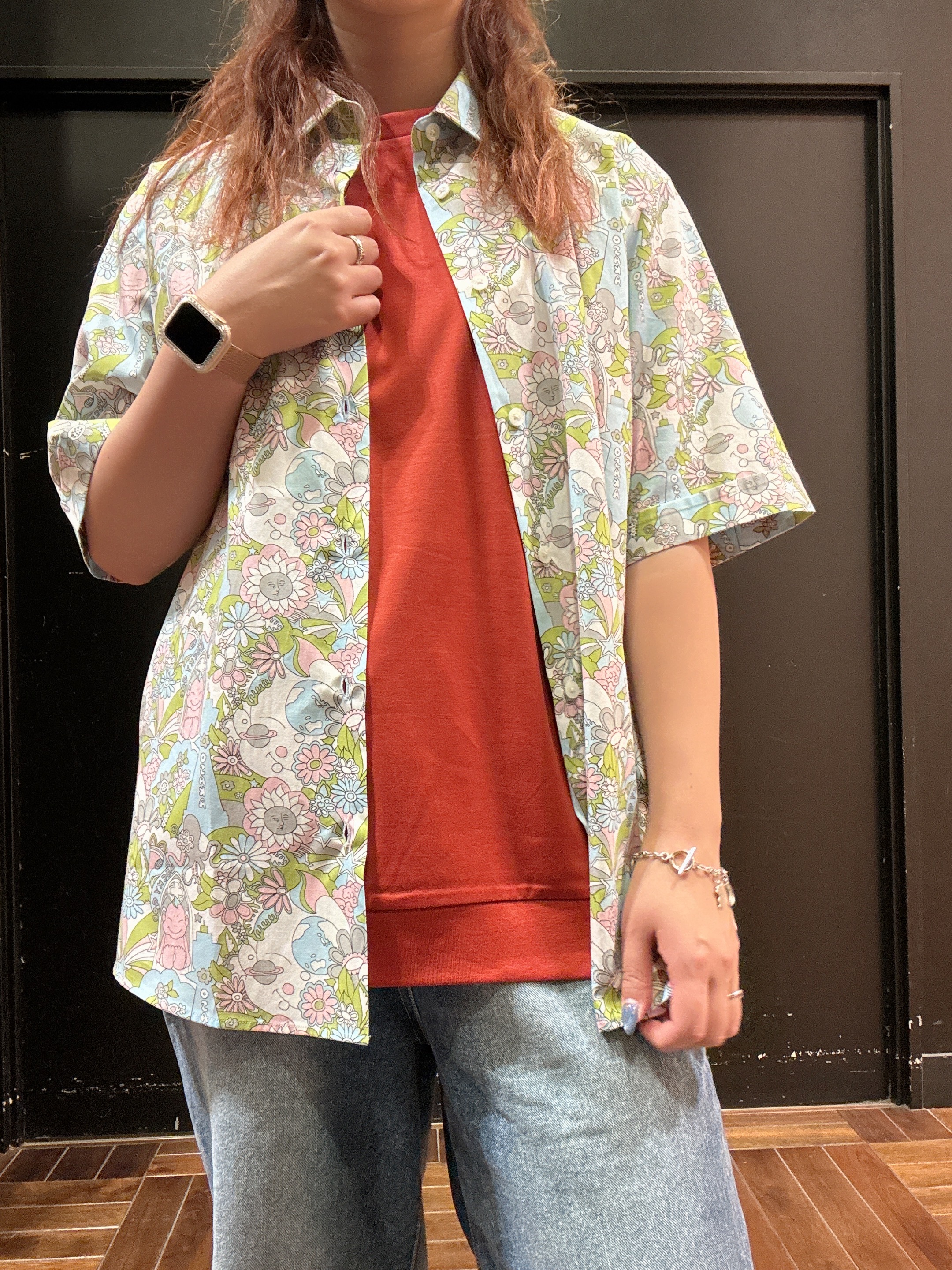 ヒナさんの「TAKEO KIKUCHI｜【接触冷感】アイスクリアコットン Tシャツ」を使ったコーディネート