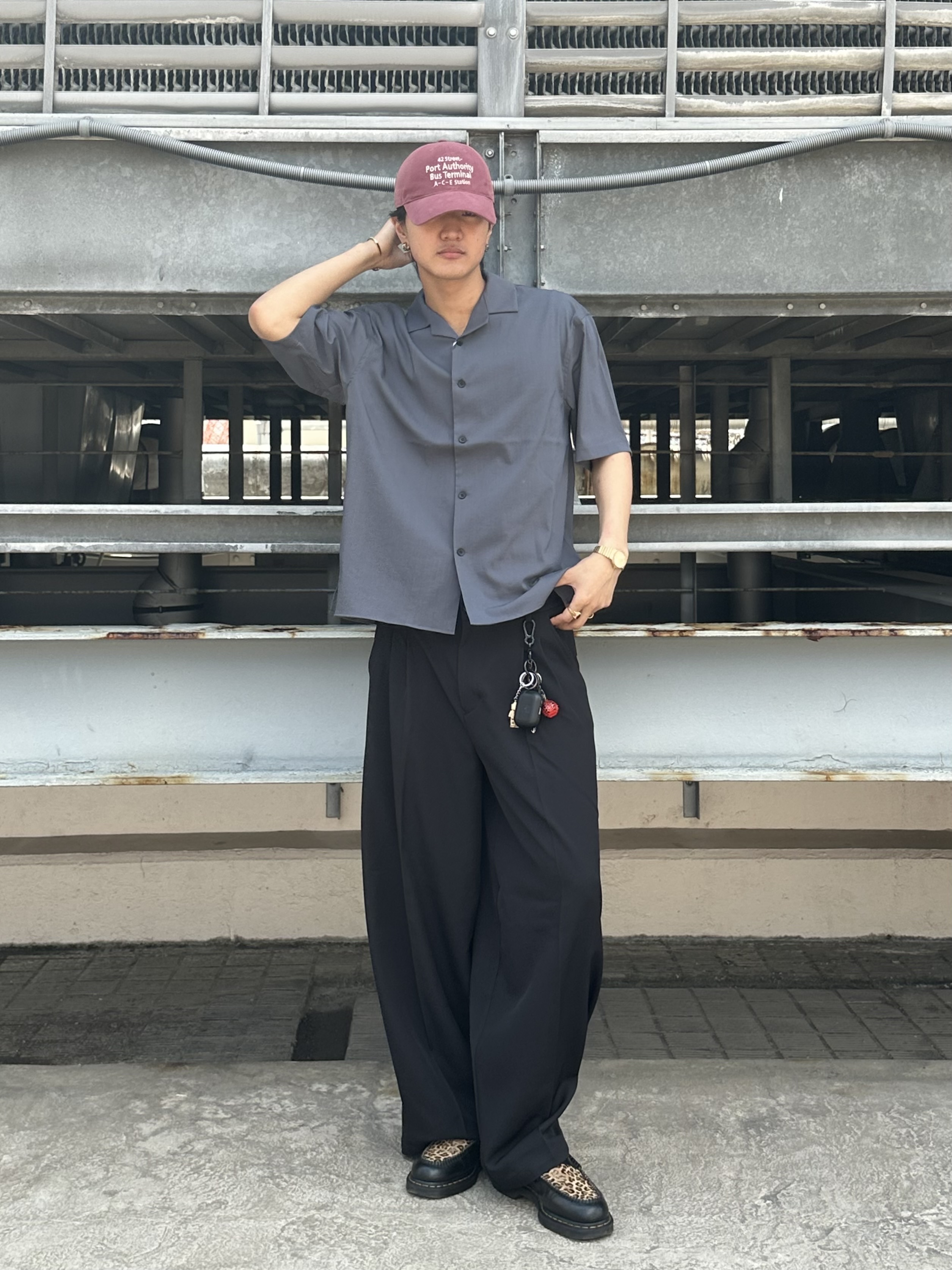 KOHEIさんの「tk.TAKEO KIKUCHI｜バギースラックス」を使ったコーディネート