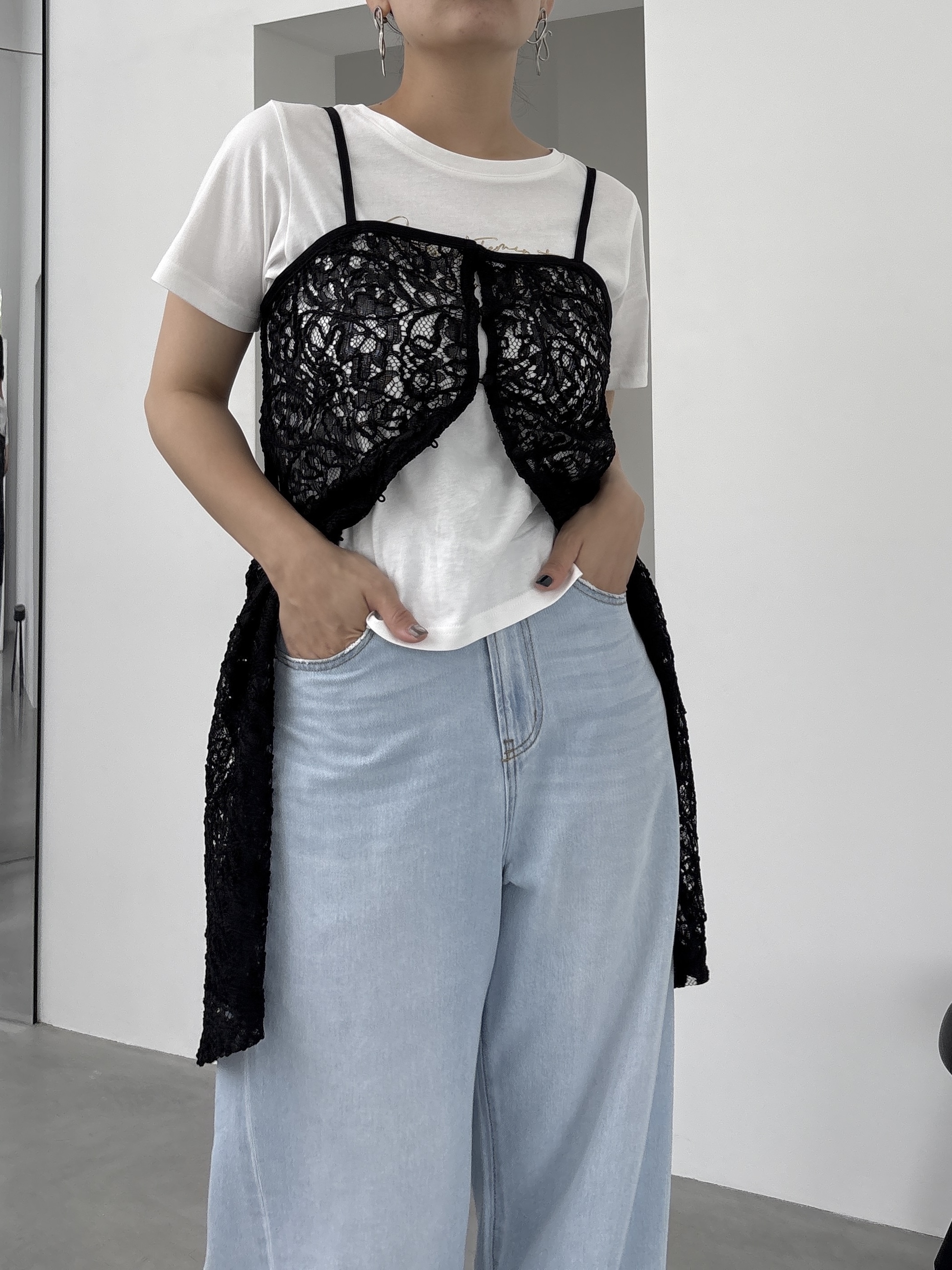 ayanoさんの「INDIVI｜3DプリントロゴTシャツ【再入荷】」を使ったコーディネート