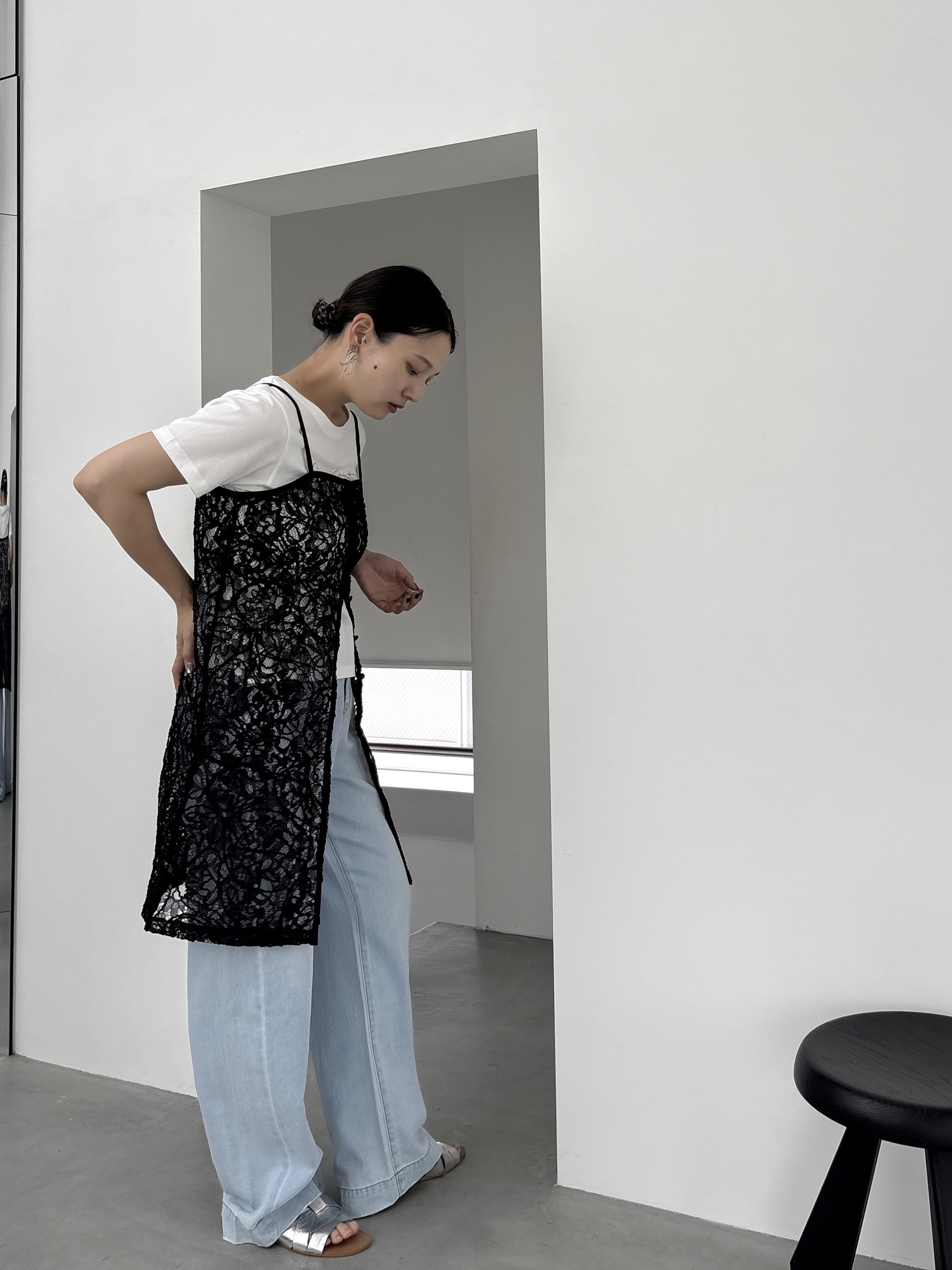ayanoさんの「INDIVI｜3DプリントロゴTシャツ【再入荷】」を使ったコーディネート