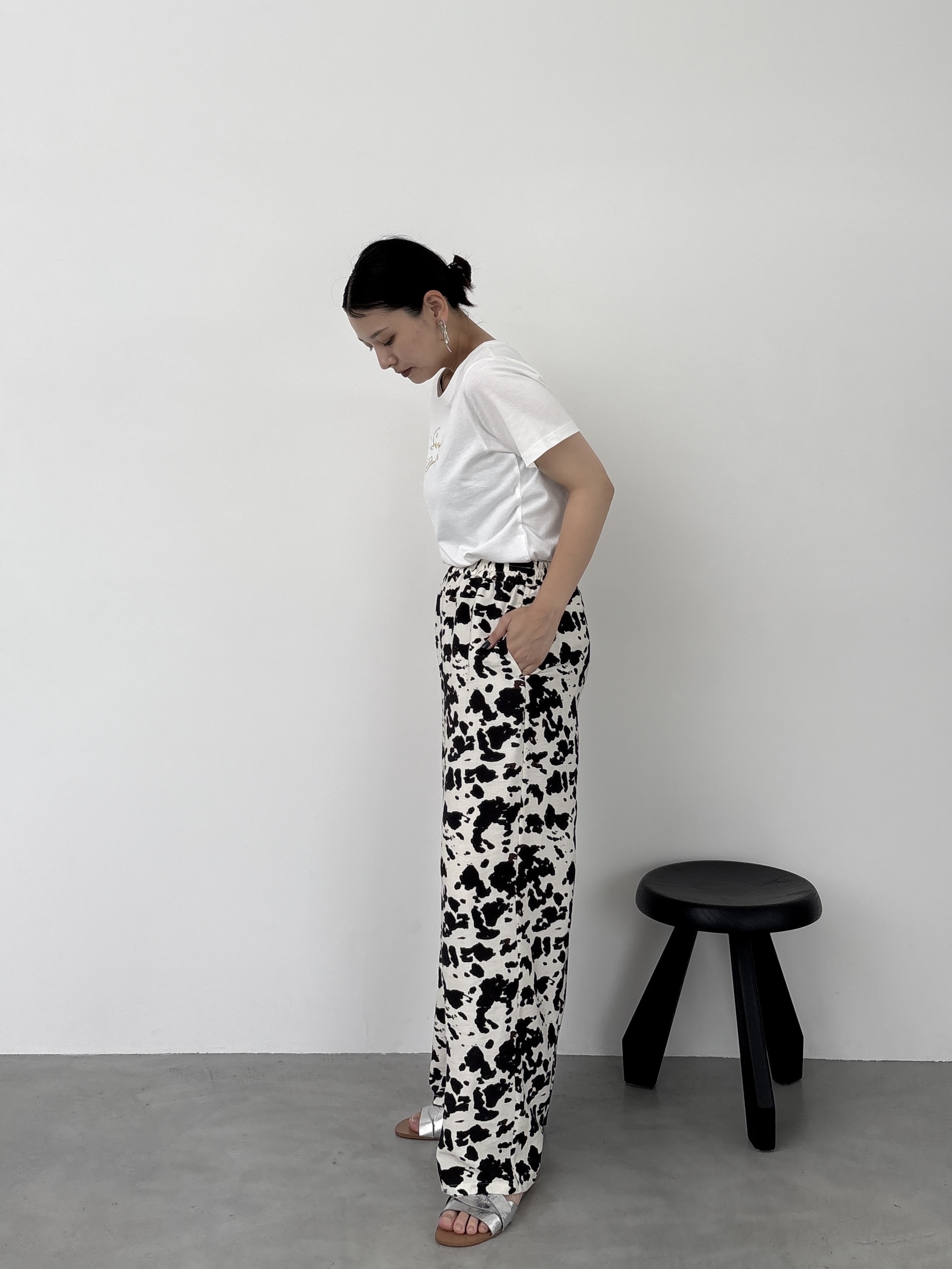 ayanoさんの「INDIVI｜3DプリントロゴTシャツ【再入荷】」を使ったコーディネート