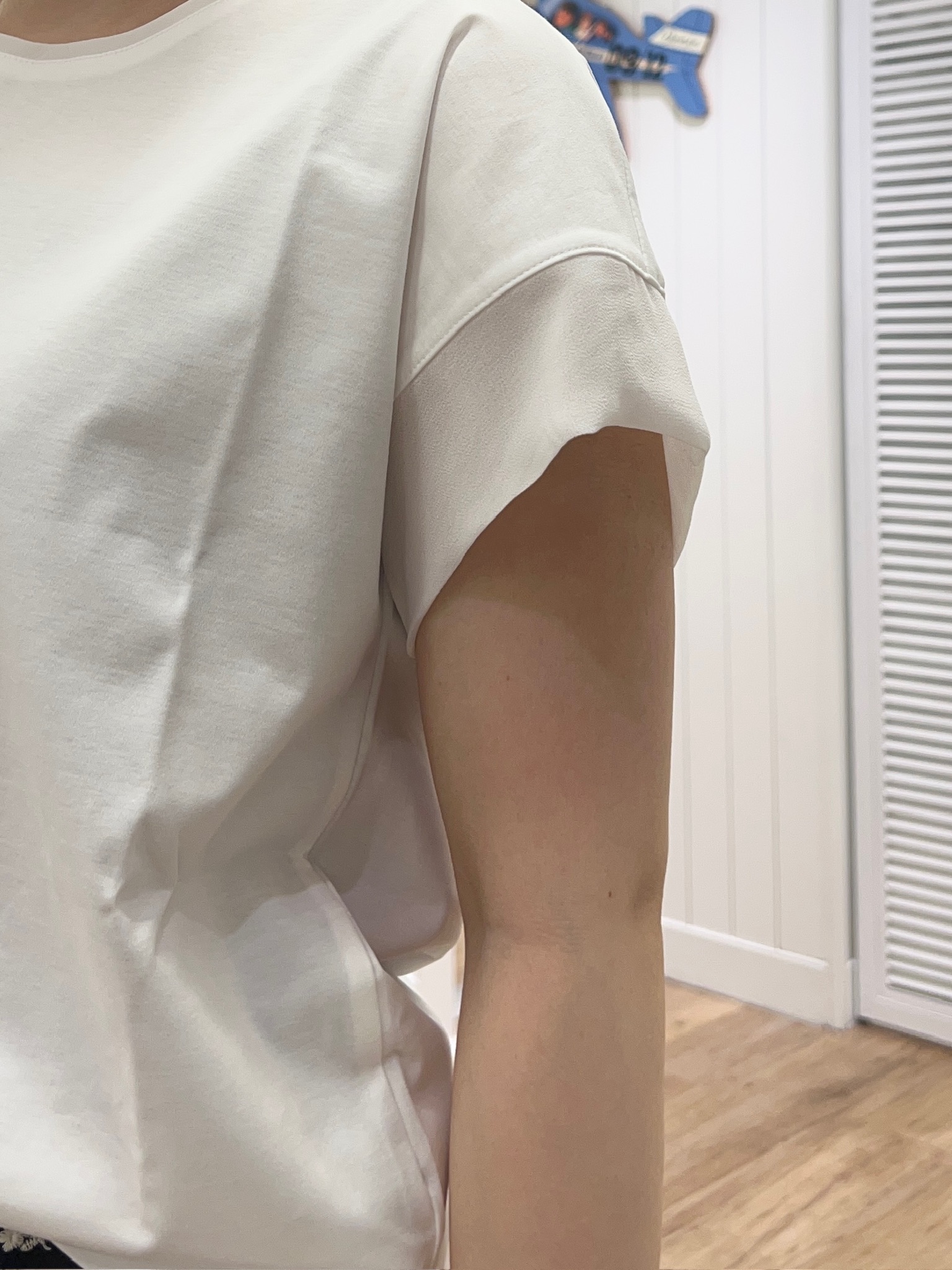 Ayakaさんの「Dessin｜【UVカット/接触冷感】美光沢カットソー」を使ったコーディネート