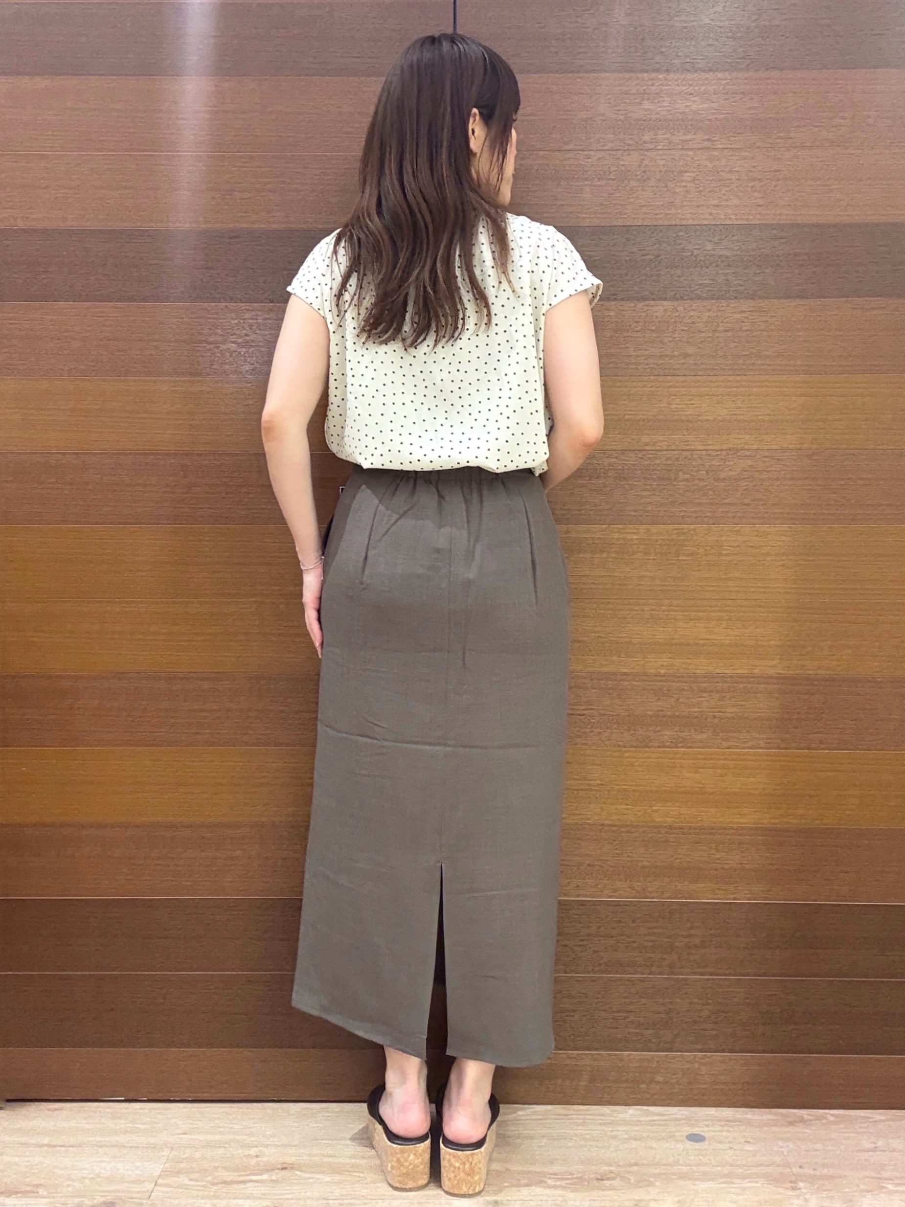 maichiさんの「OPAQUE.CLIP｜ドットボウタイブラウス【洗濯機OK】」を使ったコーディネート