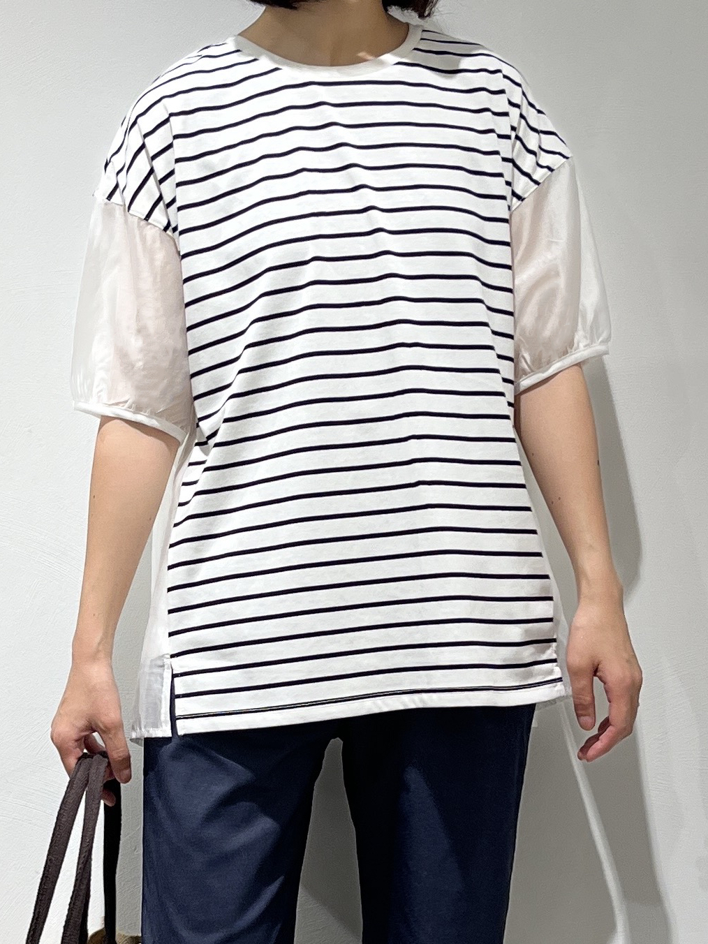 Fujiharuさんの「grove｜【UVカット】体型カバー叶う、バックプリーツTシャツ」を使ったコーディネート