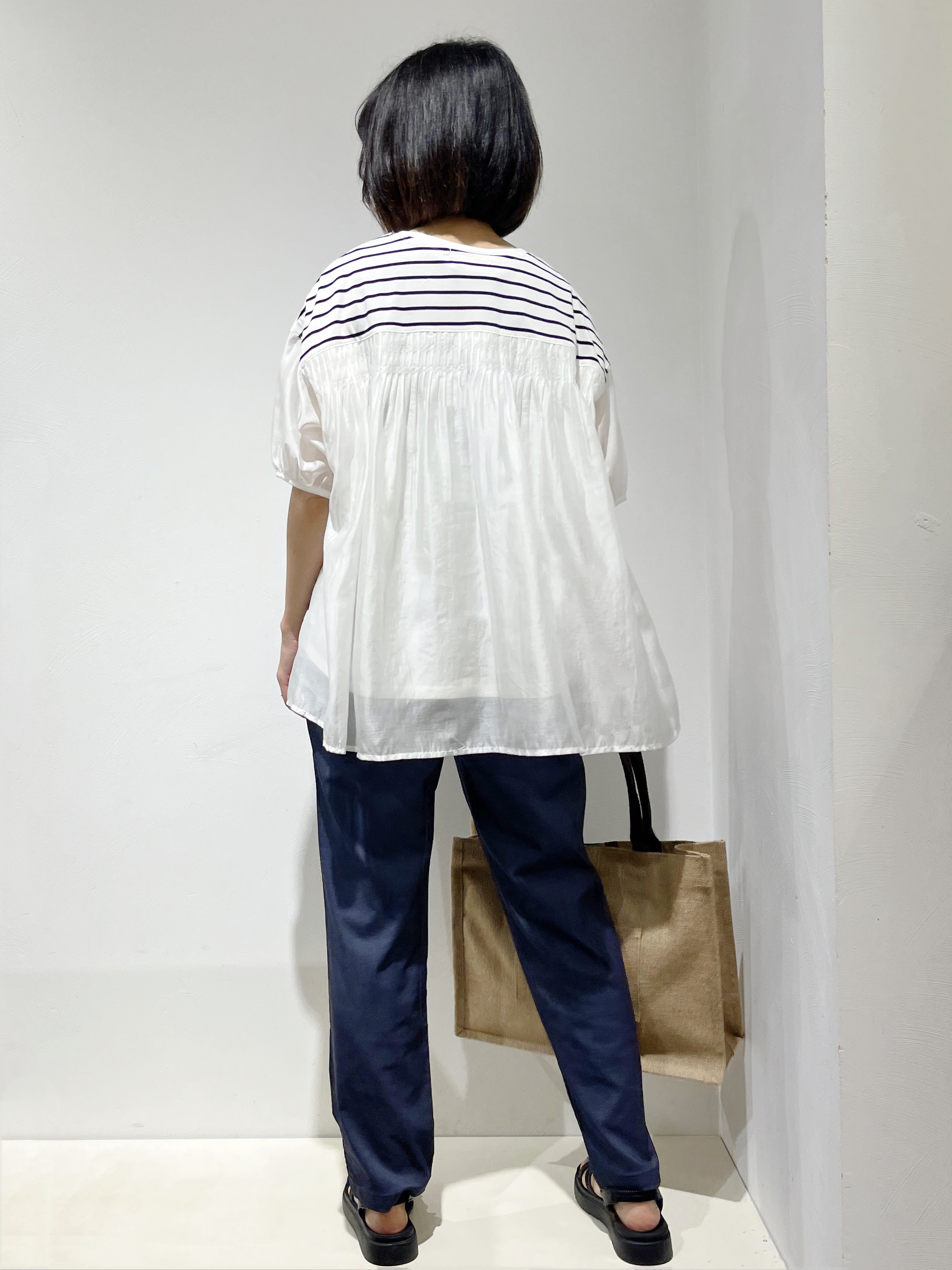 Fujiharuさんの「grove｜【UVカット】体型カバー叶う、バックプリーツTシャツ」を使ったコーディネート