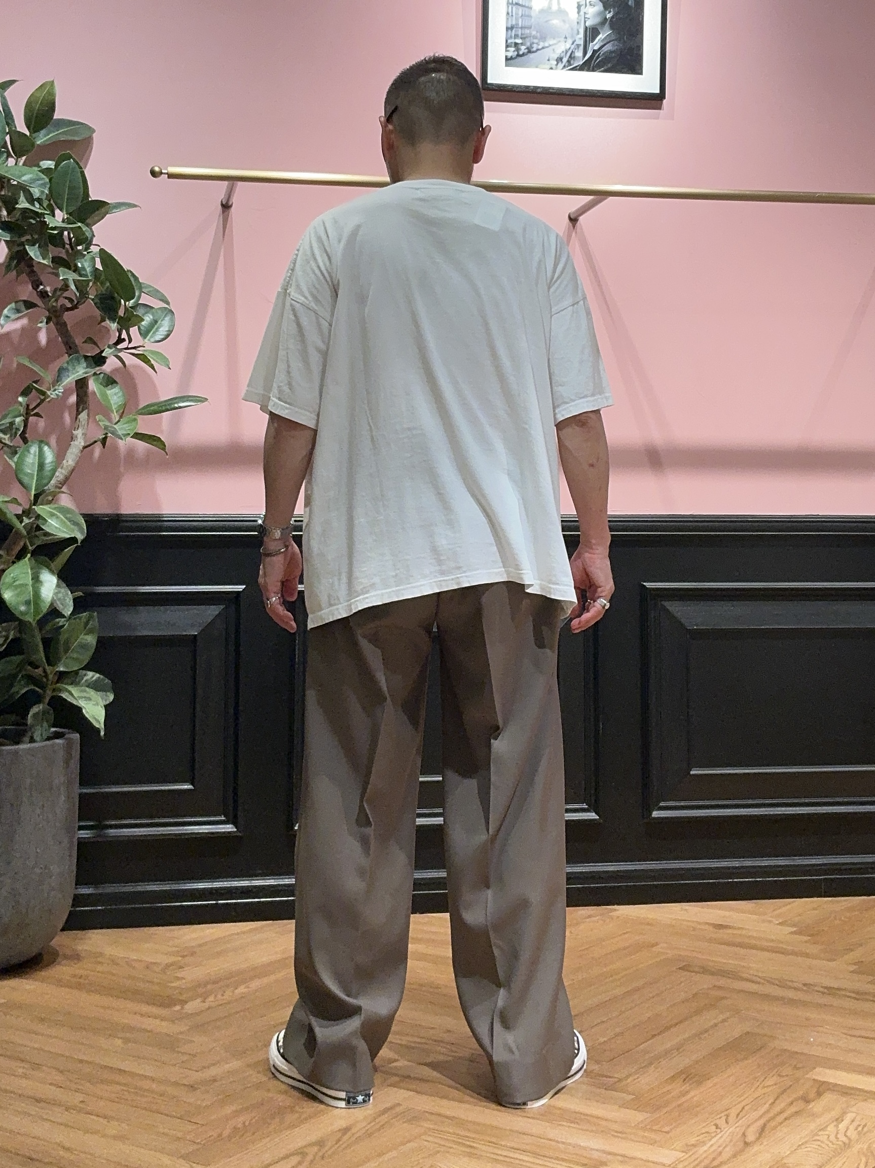 torigoeさんの「DRESSTERIOR｜【ウォッシャブル】サイドゴア ワンタックワイドパンツ」を使ったコーディネート