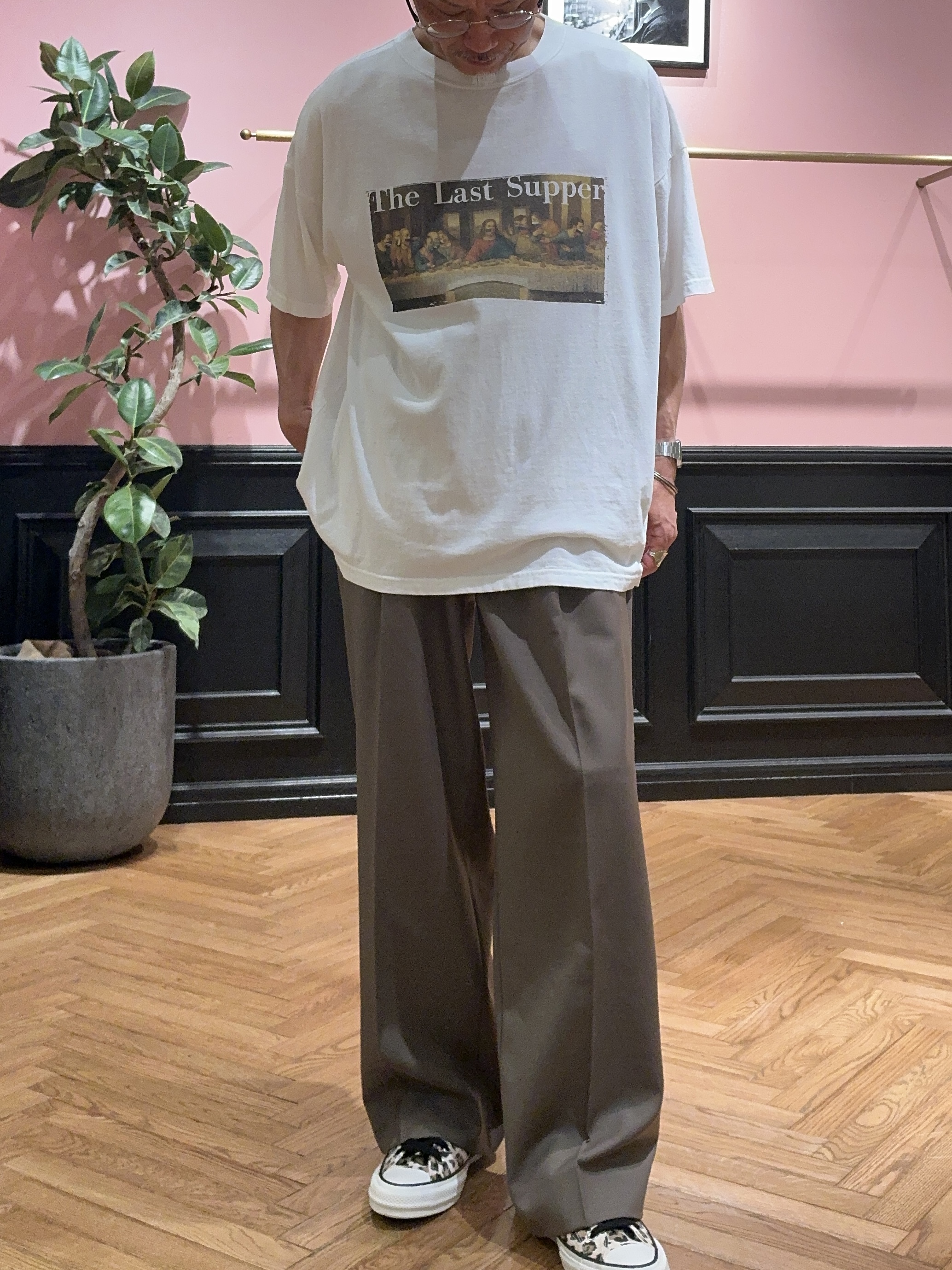 torigoeさんの「DRESSTERIOR｜【ウォッシャブル】サイドゴア ワンタックワイドパンツ」を使ったコーディネート