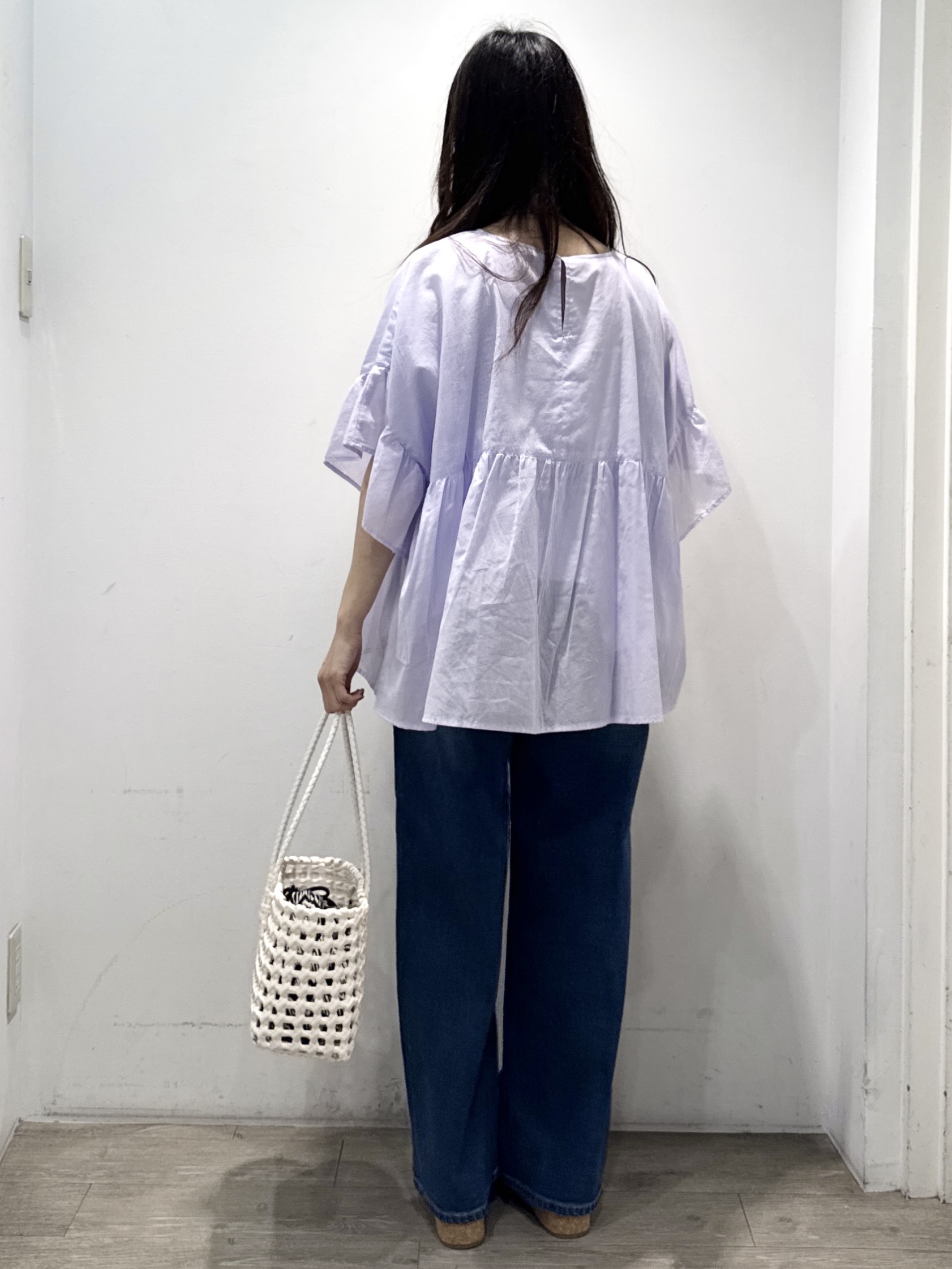 yuicciさんの「OPAQUE.CLIP｜フリルペプラムブラウス【洗濯機OK】」を使ったコーディネート