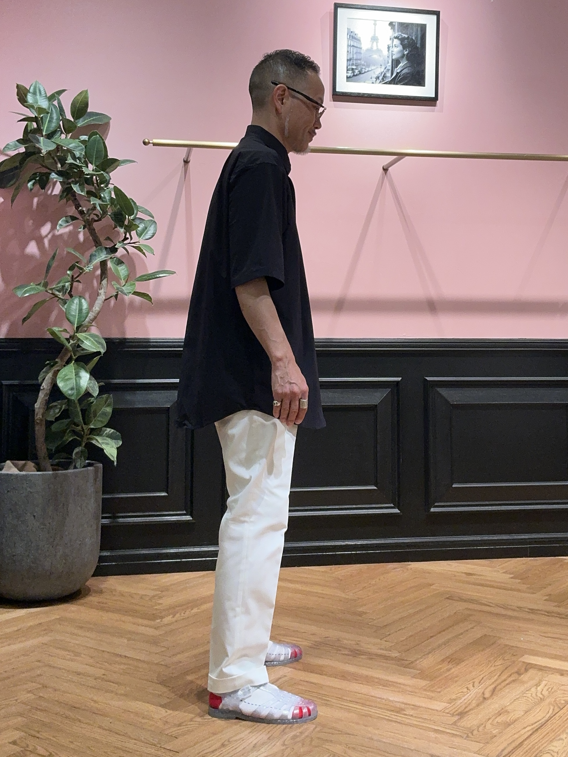 torigoeさんの「DRESSTERIOR｜【ウォッシャブル】コットンシルク マルチボーダーニット」を使ったコーディネート
