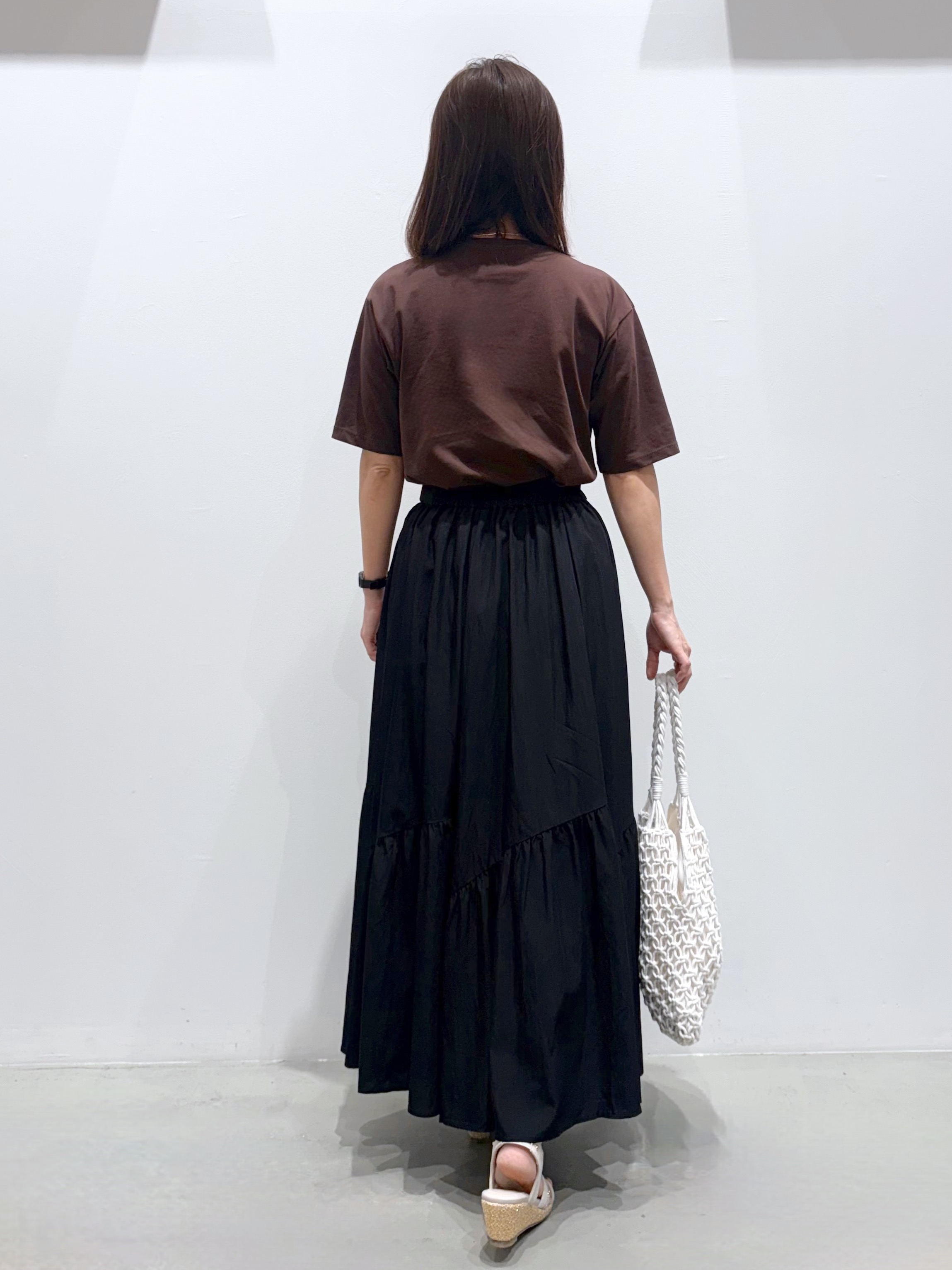 ＷＡさんの「grove｜【UVカット/接触冷感】プリントアソート5分袖Tシャツ」を使ったコーディネート