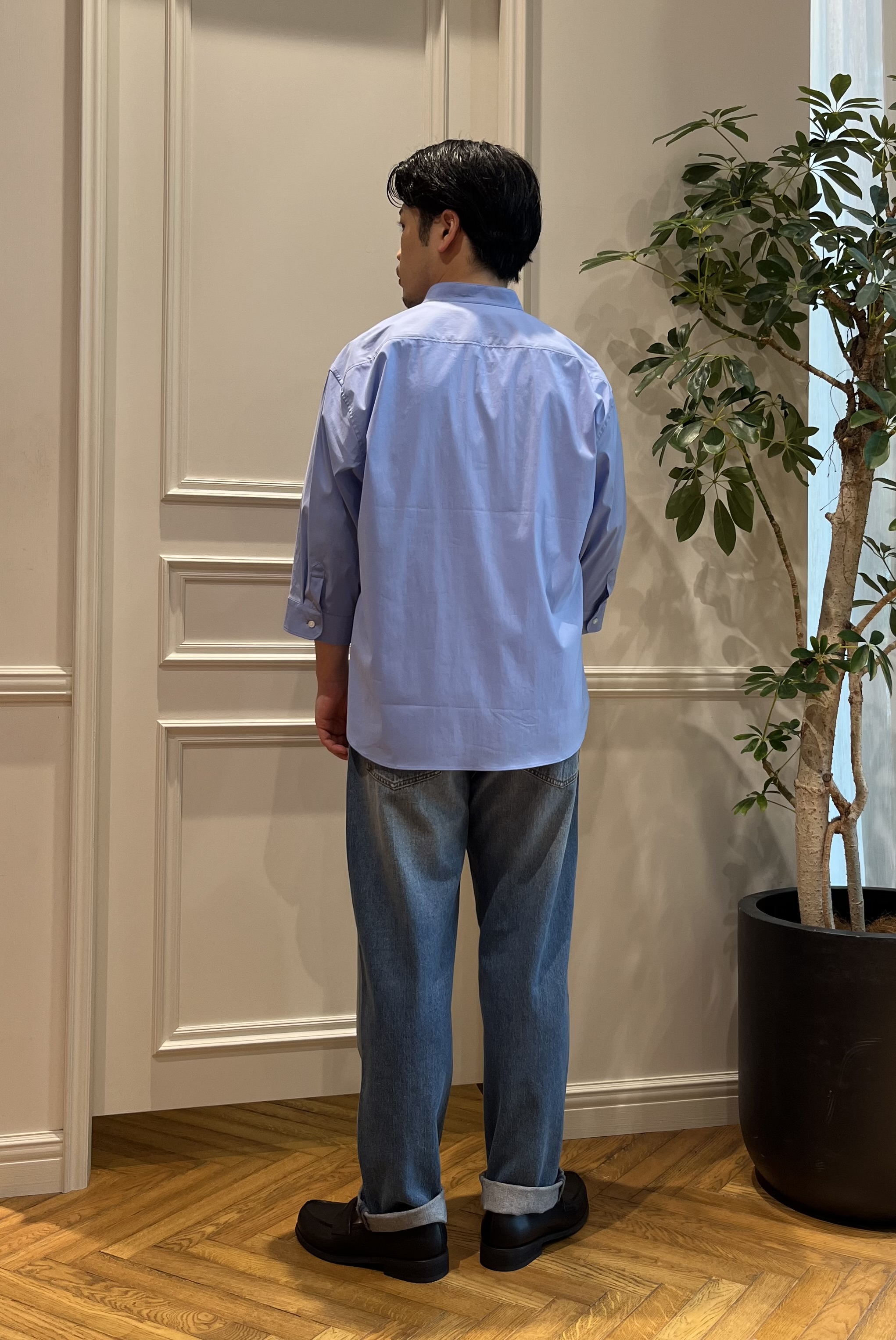 Tokuさんの「DRESSTERIOR｜バイオリネン スリークオーターシャツ」を使ったコーディネート
