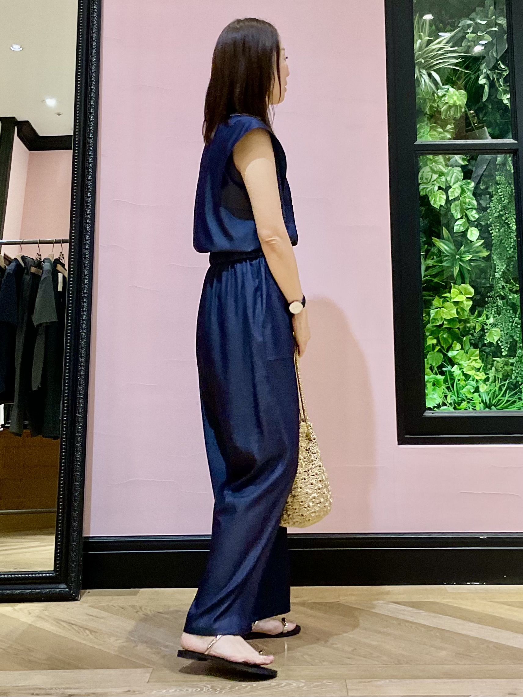 Hiwatashiさんの「DRESSTERIOR｜2WAYグラスコードネックレス」を使ったコーディネート