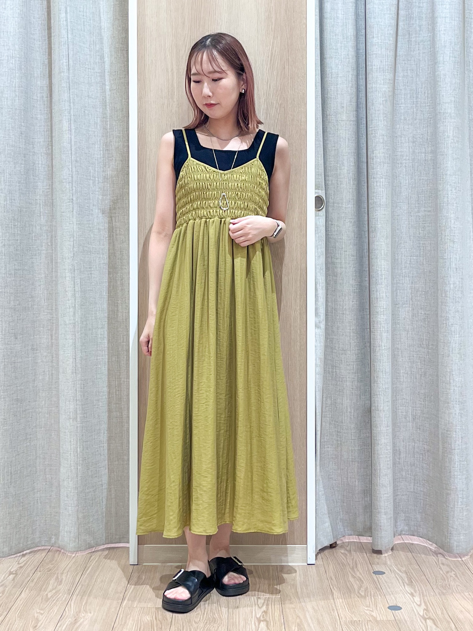 みーちゃんさんの「grove｜高評価！【UVカット】ベーシックショートカーディガン」を使ったコーディネート