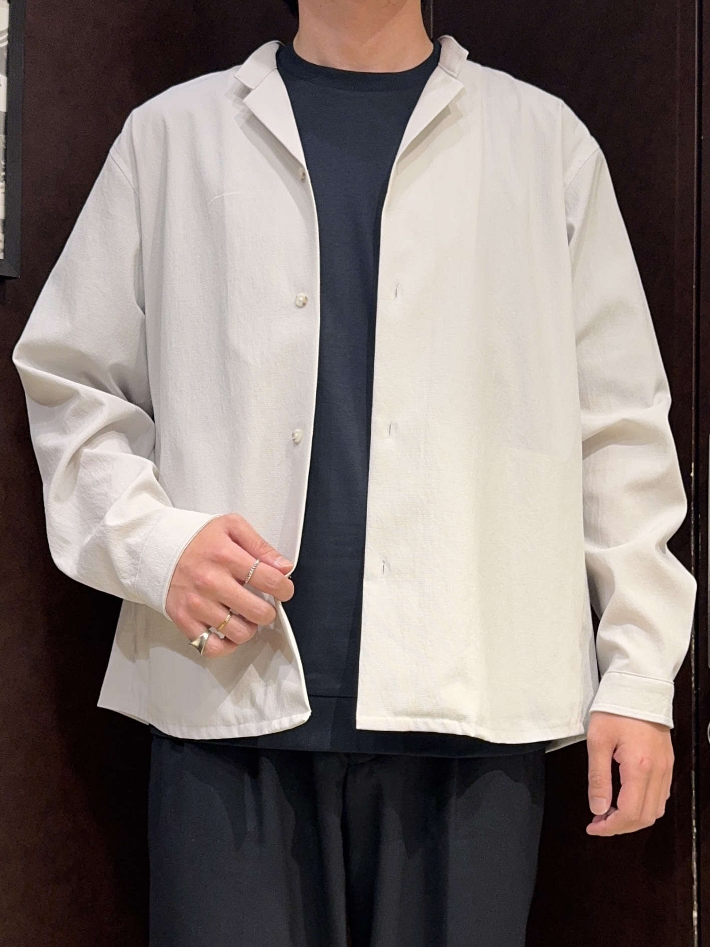 shuheiさんの「TAKEO KIKUCHI｜【撥水・洗える・シワになりにくい】 リランチェ（R） シャツ」を使ったコーディネート